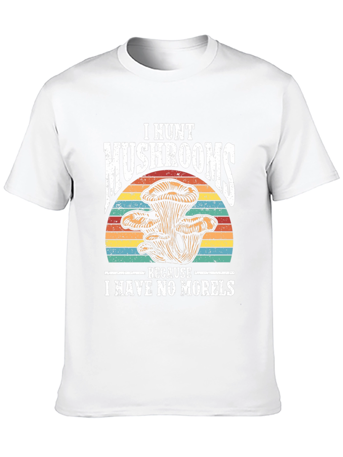 Black Mushroom Hunter Novelty Graphic Tee view 10