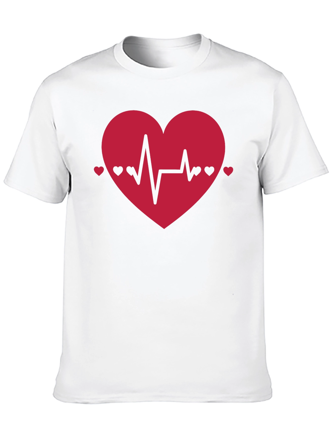 Black Heartbeat Heart Graphic Tee - Love & Life view 10