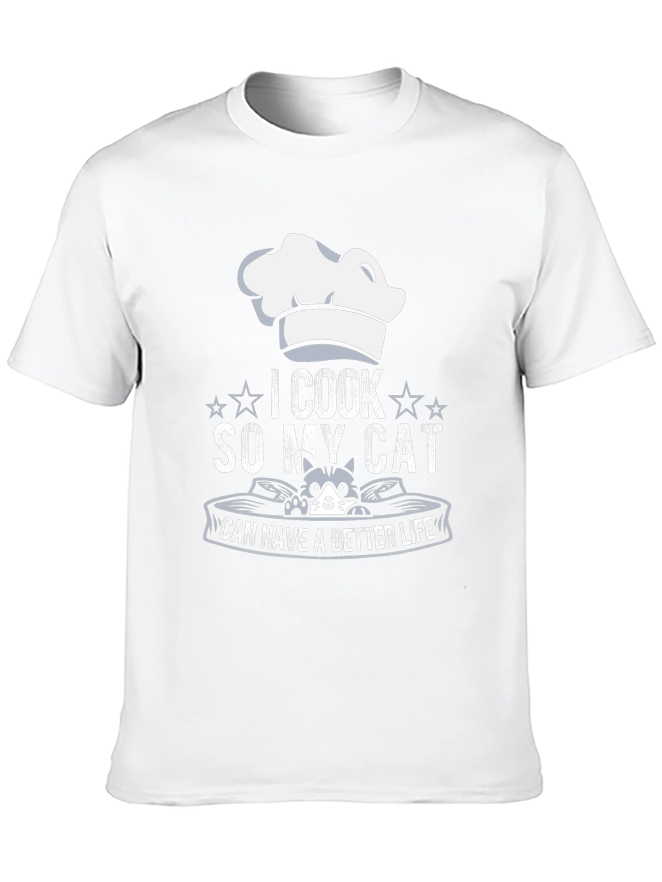 Black I Cook So My Cat Can Have A Better Life T-Shirt view 10