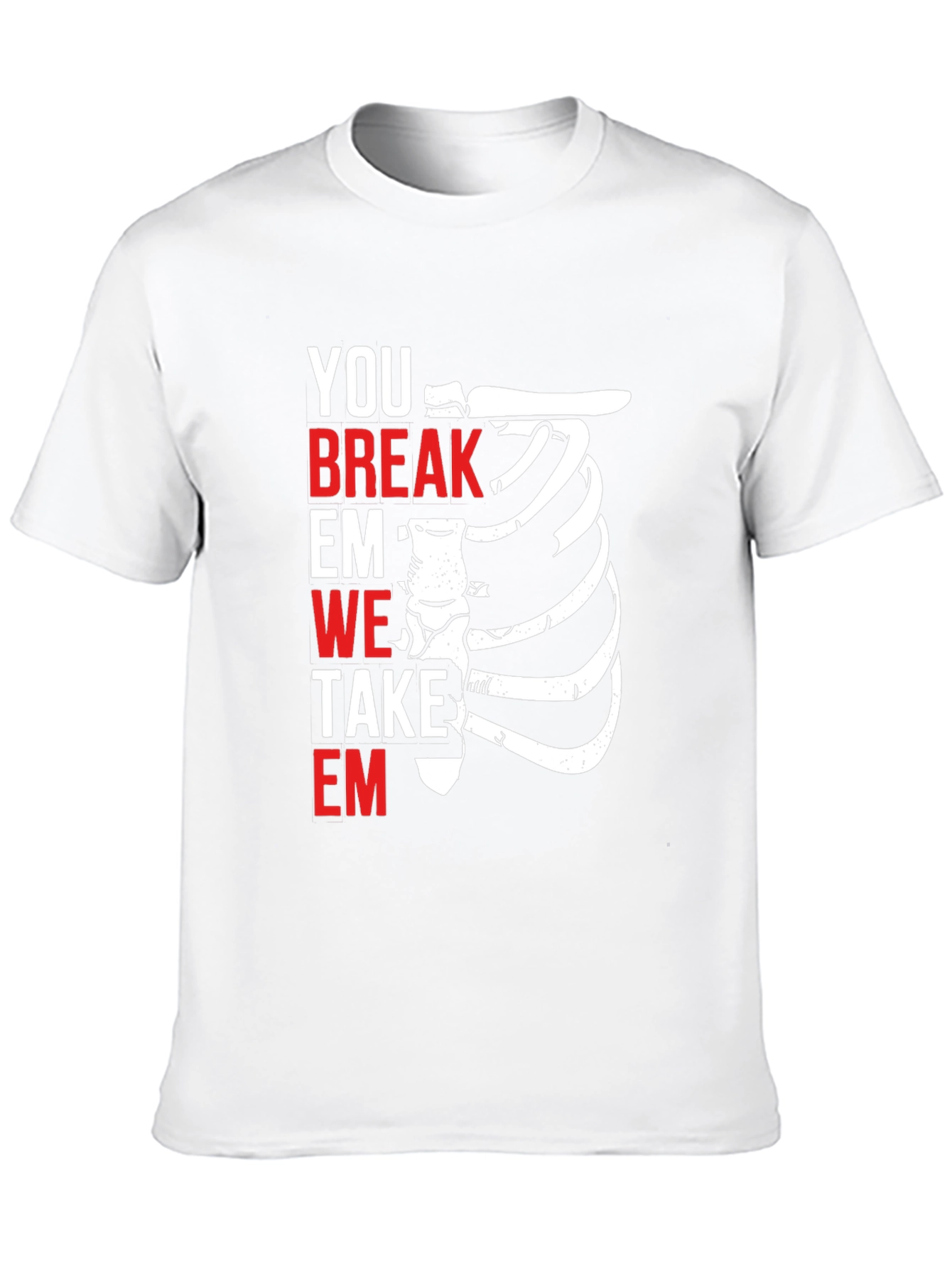 Black Funny Medical T-Shirt - You Break Em We Take Em view 10