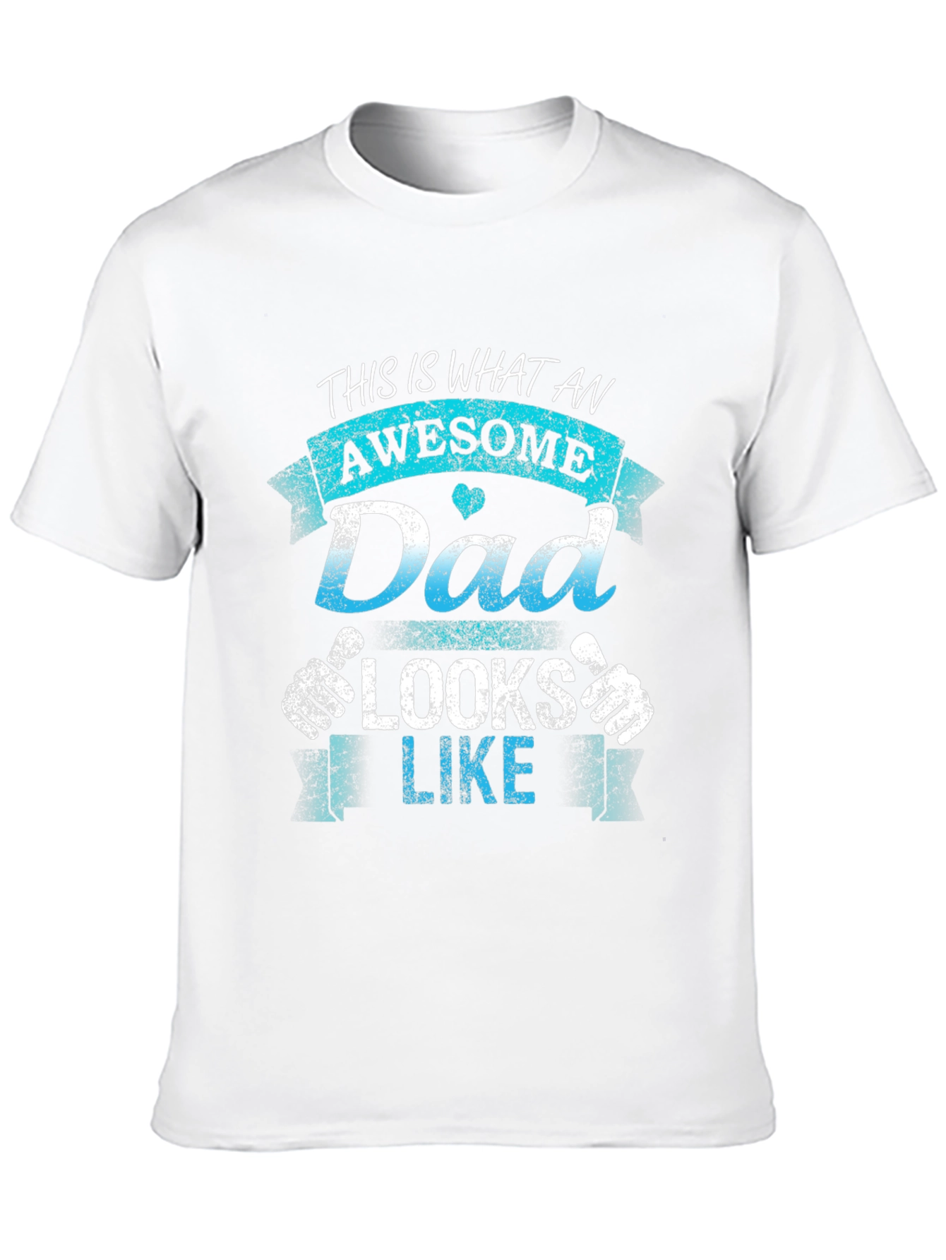 Black Awesome Dad T-Shirt - Father's Day Gift view 10