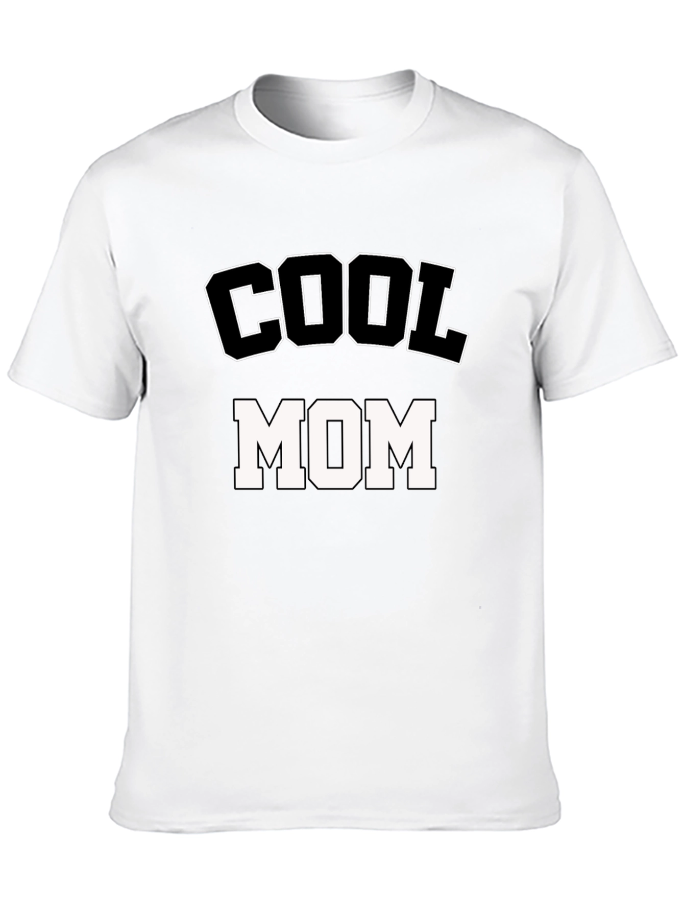 Black Cool Mom T-Shirt - Stylish Black Tee view 10