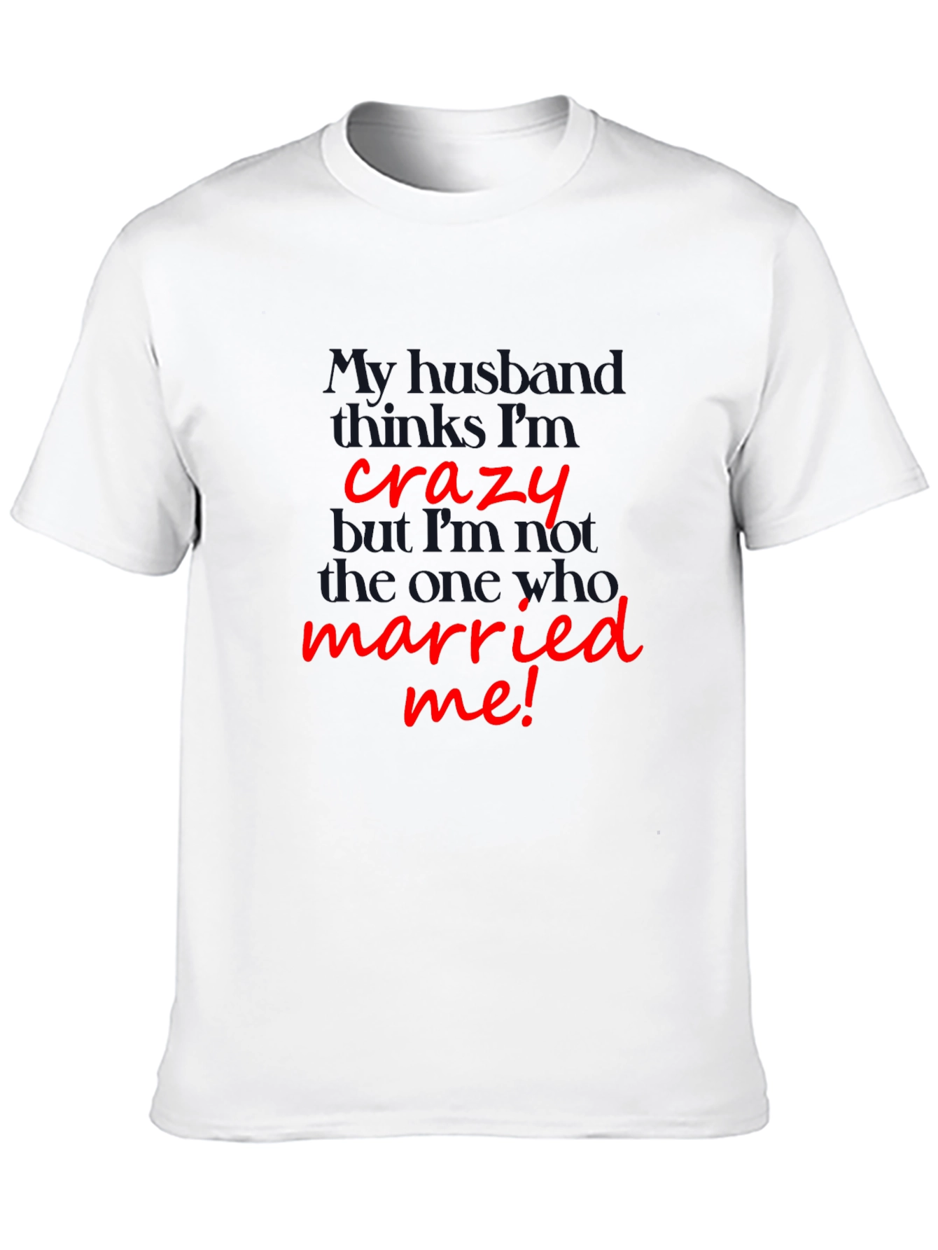 Black Crazy Wife Black Graphic Tee view 10