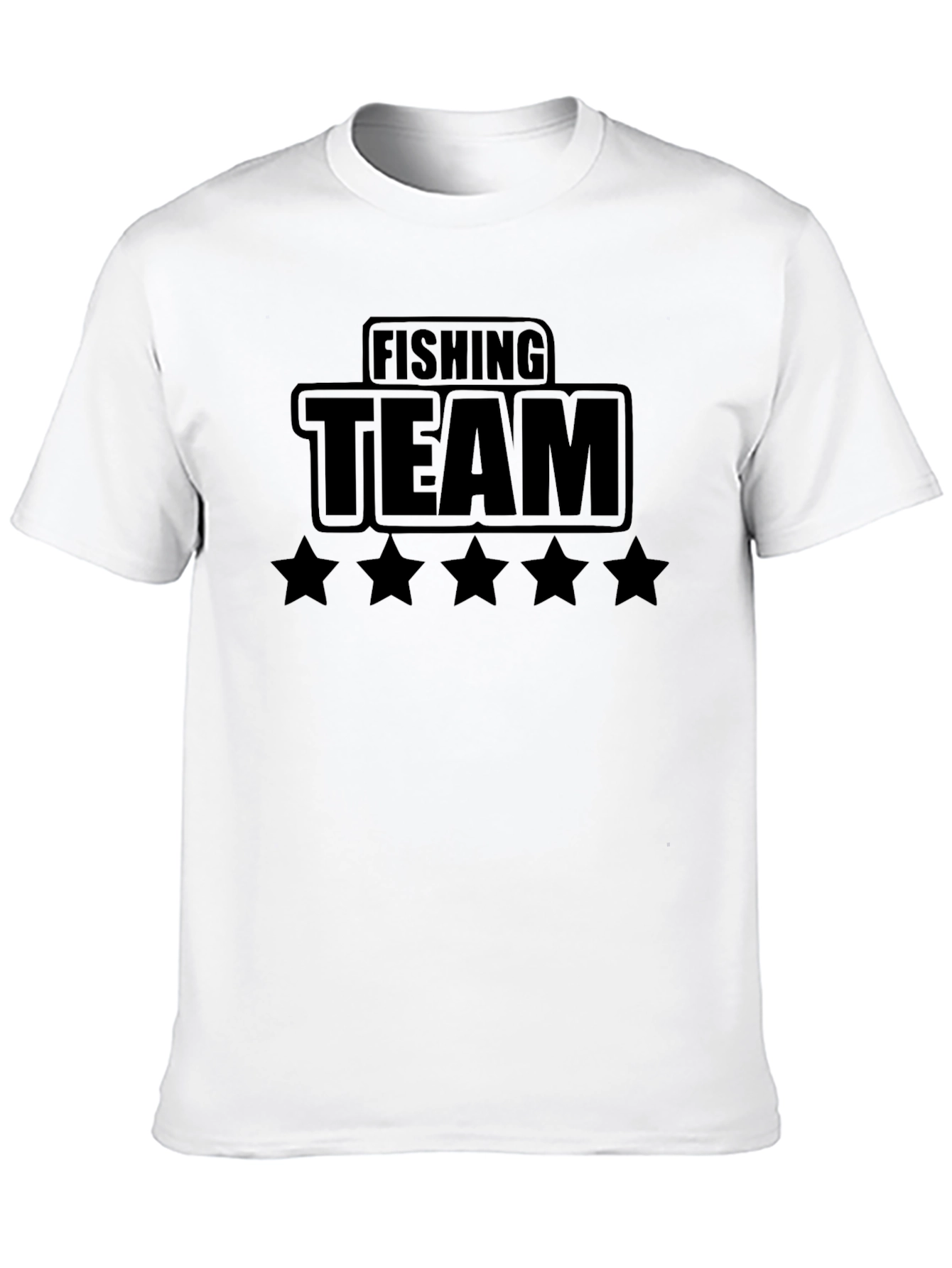 Black Fishing Team Black T-Shirt view 10