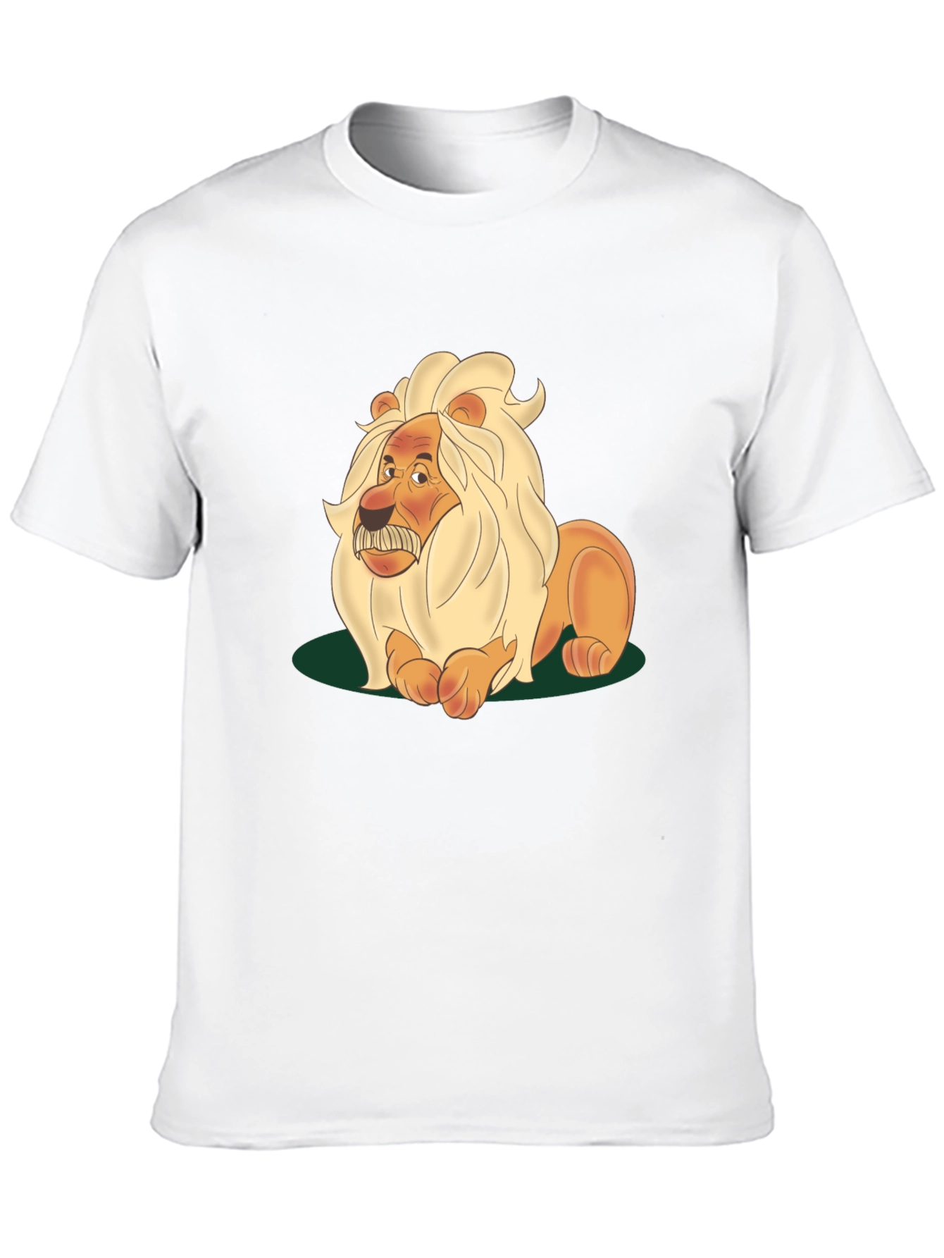 Black Lion Cartoon Graphic Tee - Black view 10