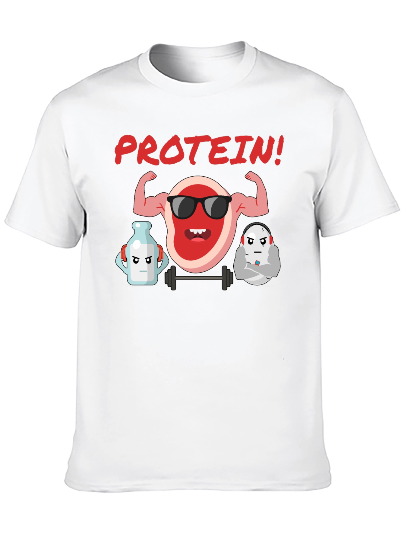 Black Protein Power Gym T-Shirt view 10