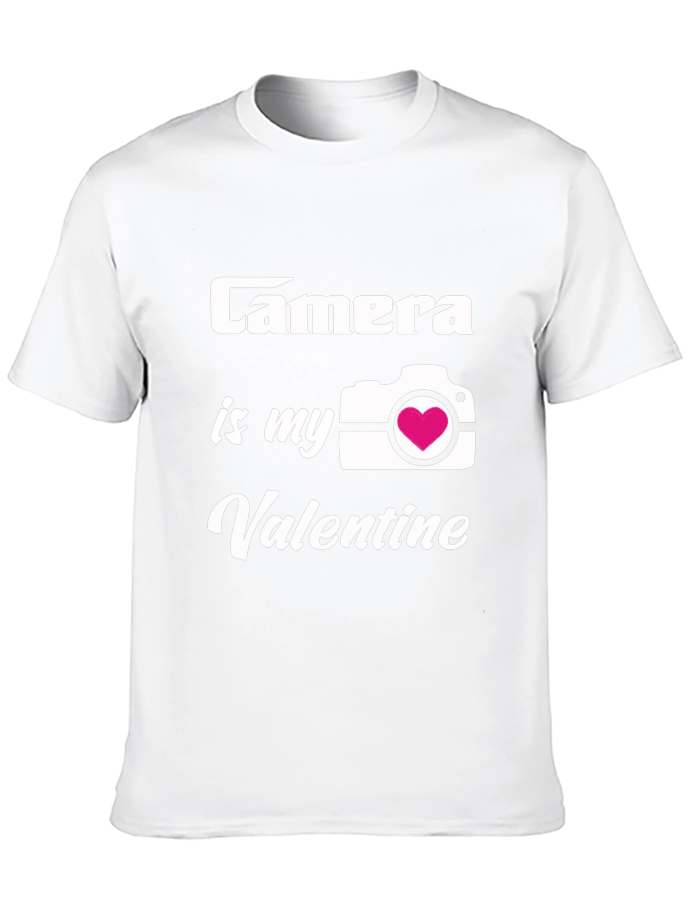 Black Camera is My Valentine T-Shirt Photographer Gift view 10