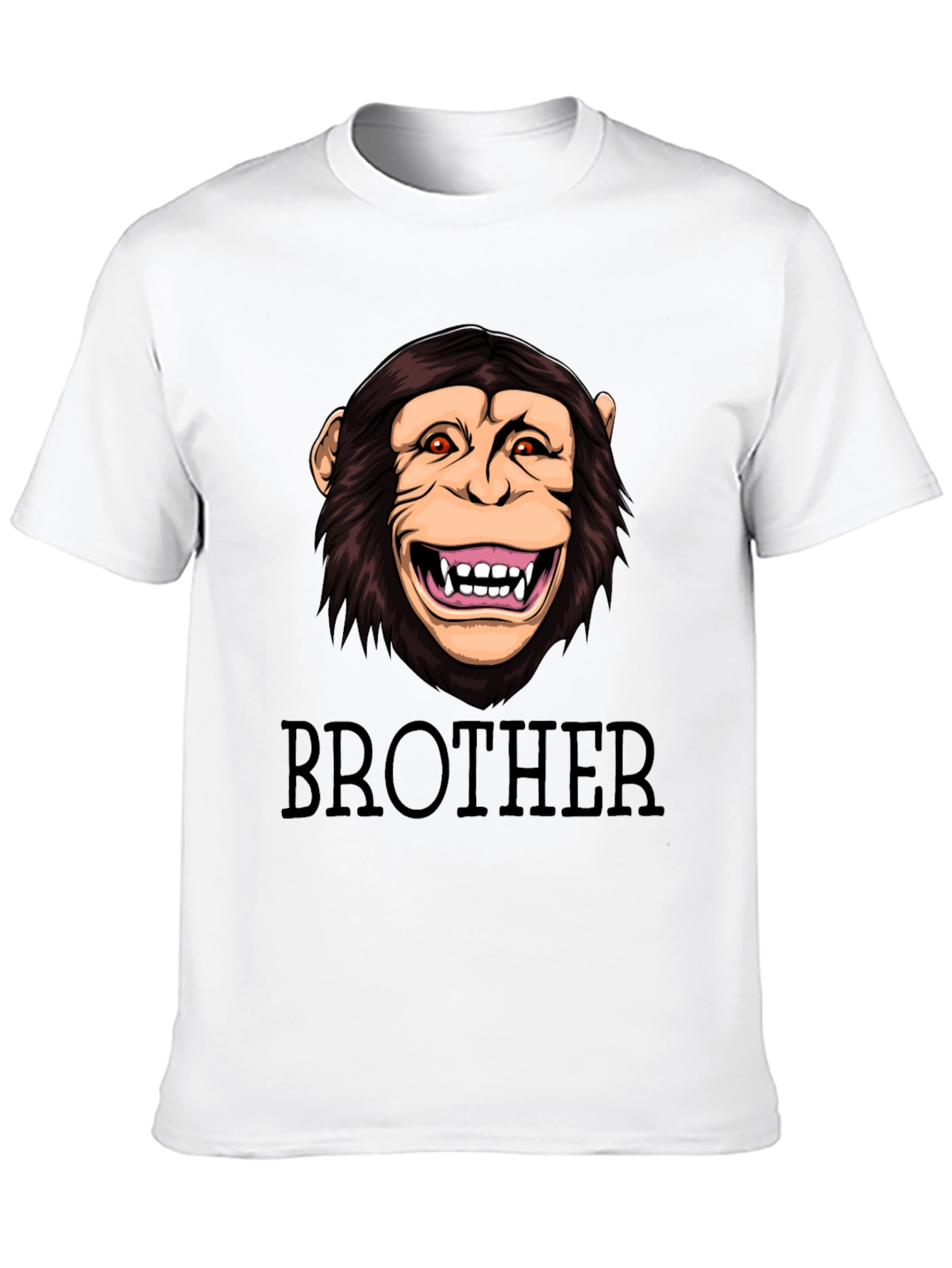 Black Brother Monkey Graphic T-Shirt view 10