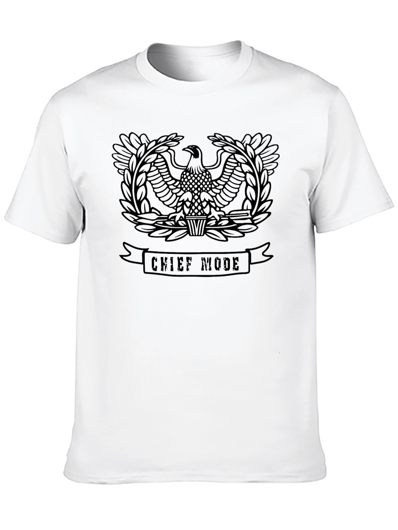 Black Chief Mode Graphic T-Shirt - Black view 10