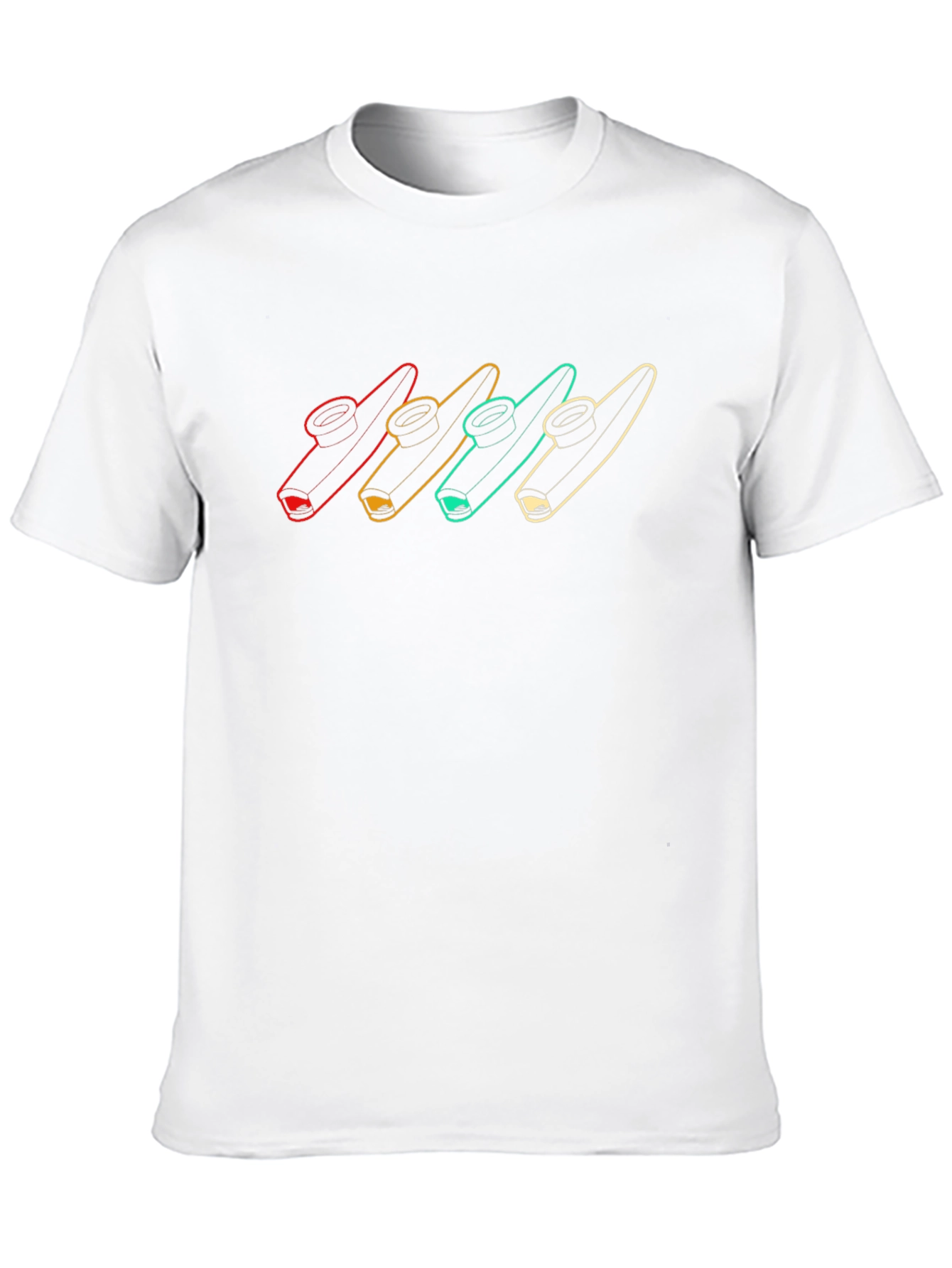 Black Retro Kazoo T-Shirt - Musical Novelty Tee view 10