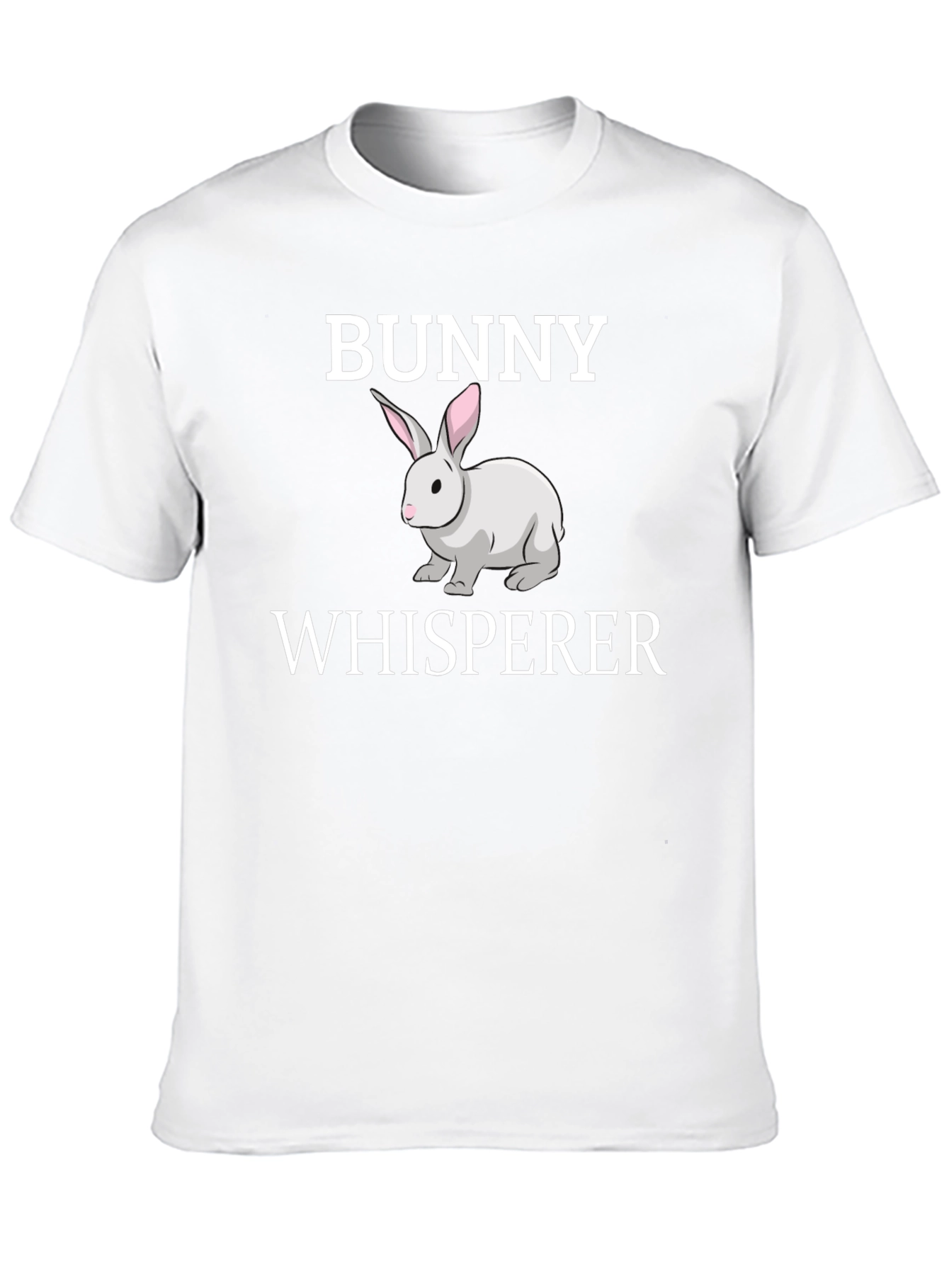 Black Bunny Whisperer Graphic Tee - Soft Cotton T-Shirt view 10