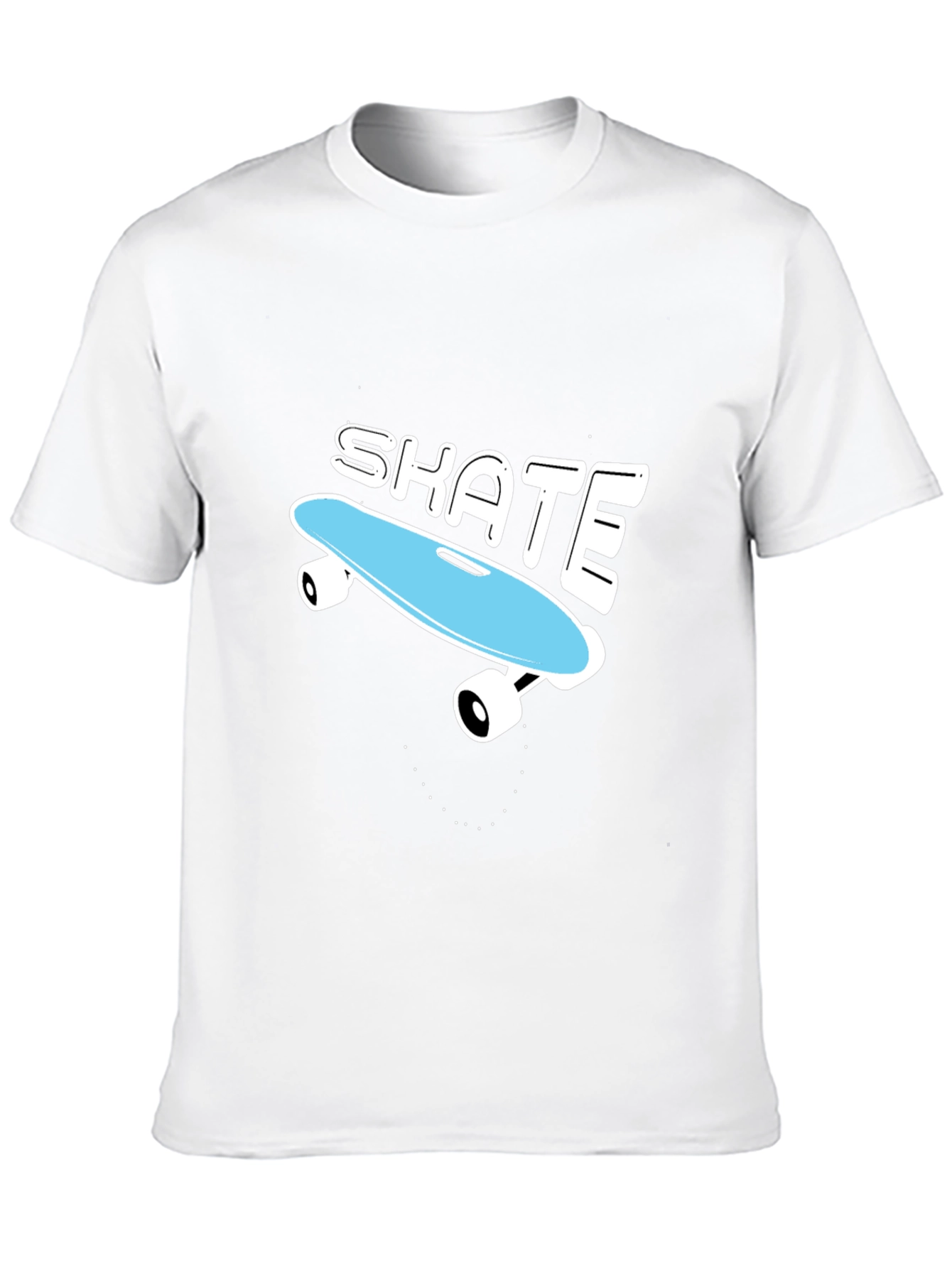Black Skate T-Shirt - Cool Skateboard Graphic Tee view 10