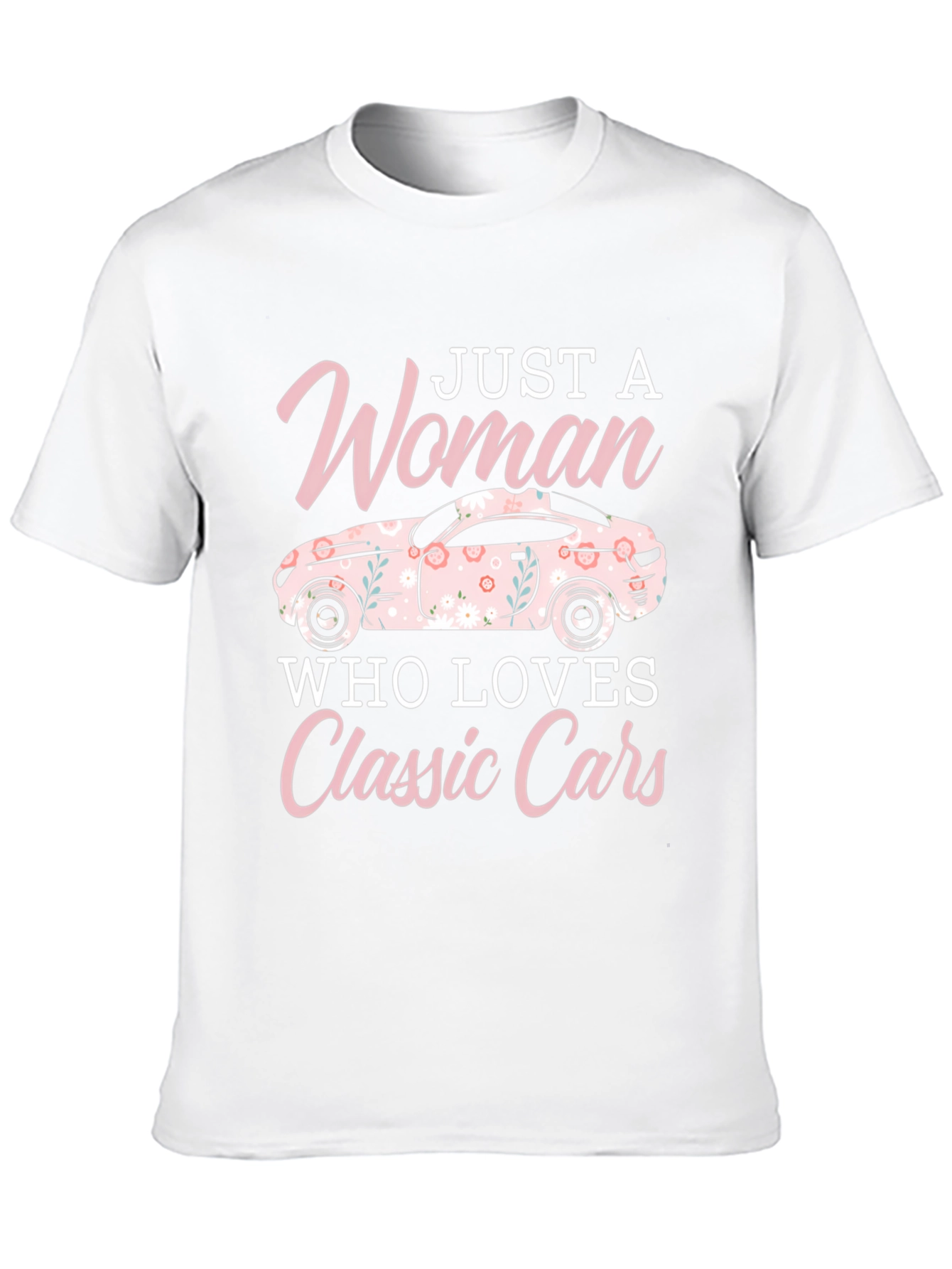 Black Woman Who Loves Classic Cars T-Shirt view 10