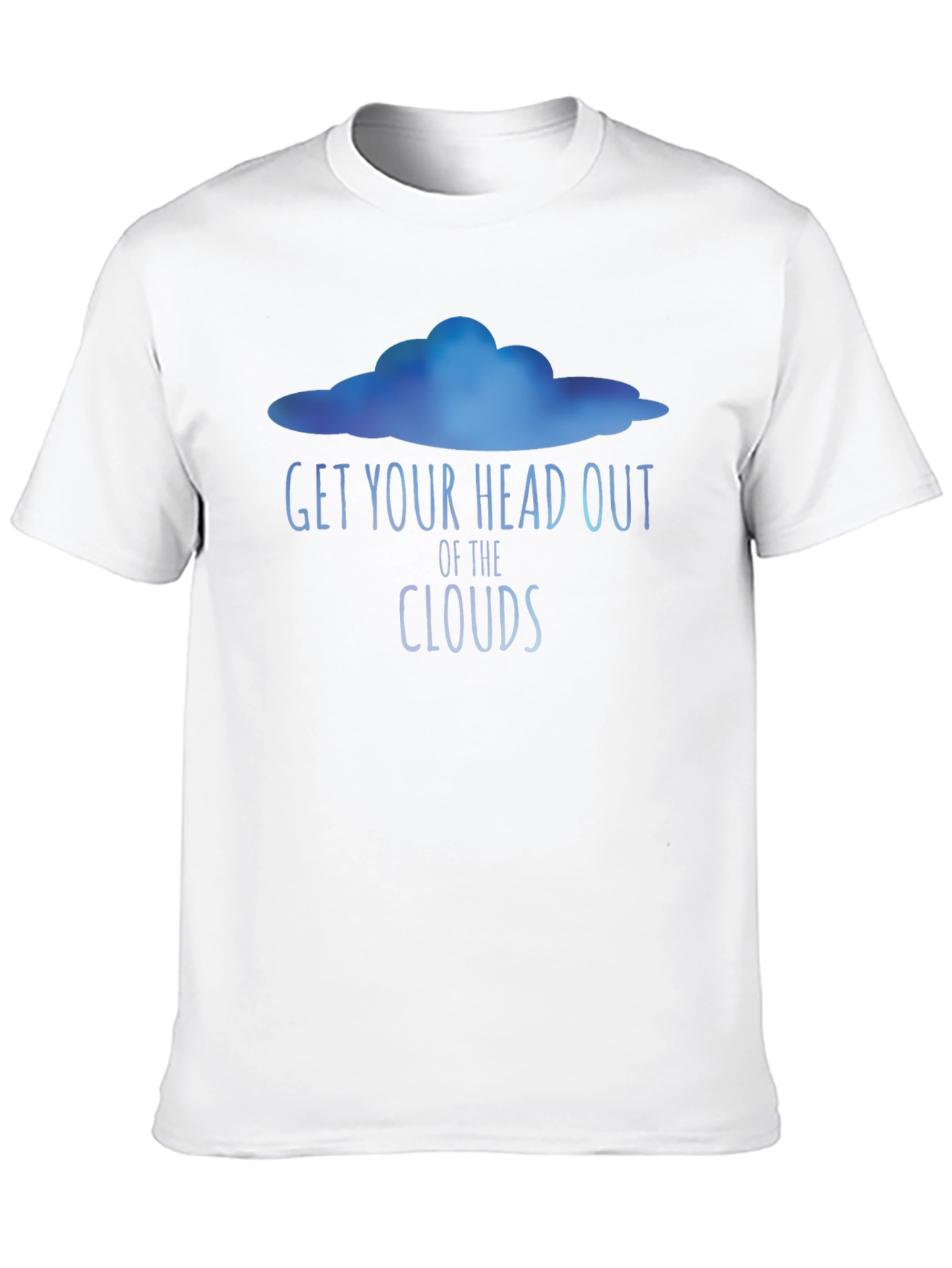 Black Get Your Head Out of the Clouds Graphic Tee view 10