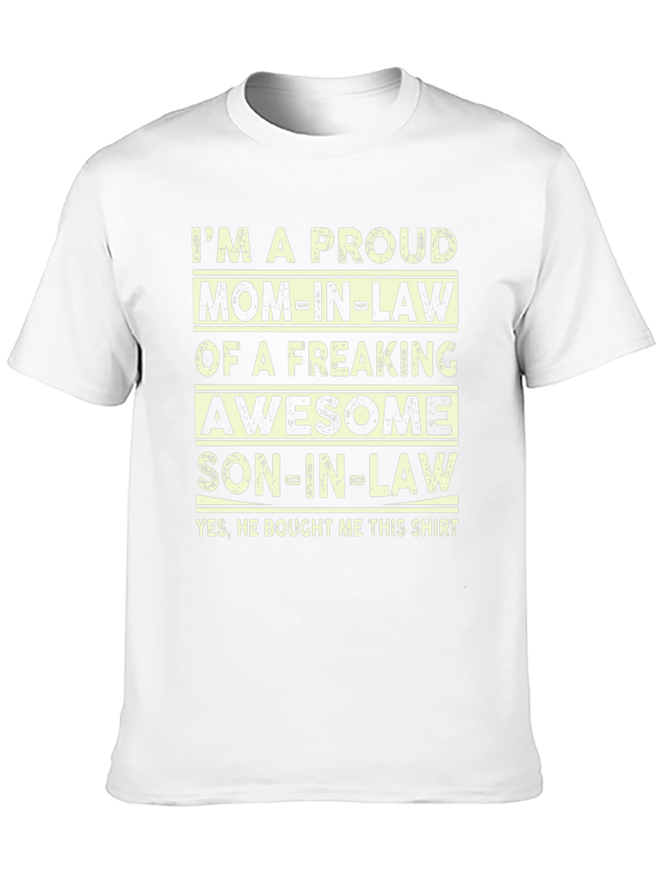Black Proud Mom-in-Law Graphic T-Shirt view 10
