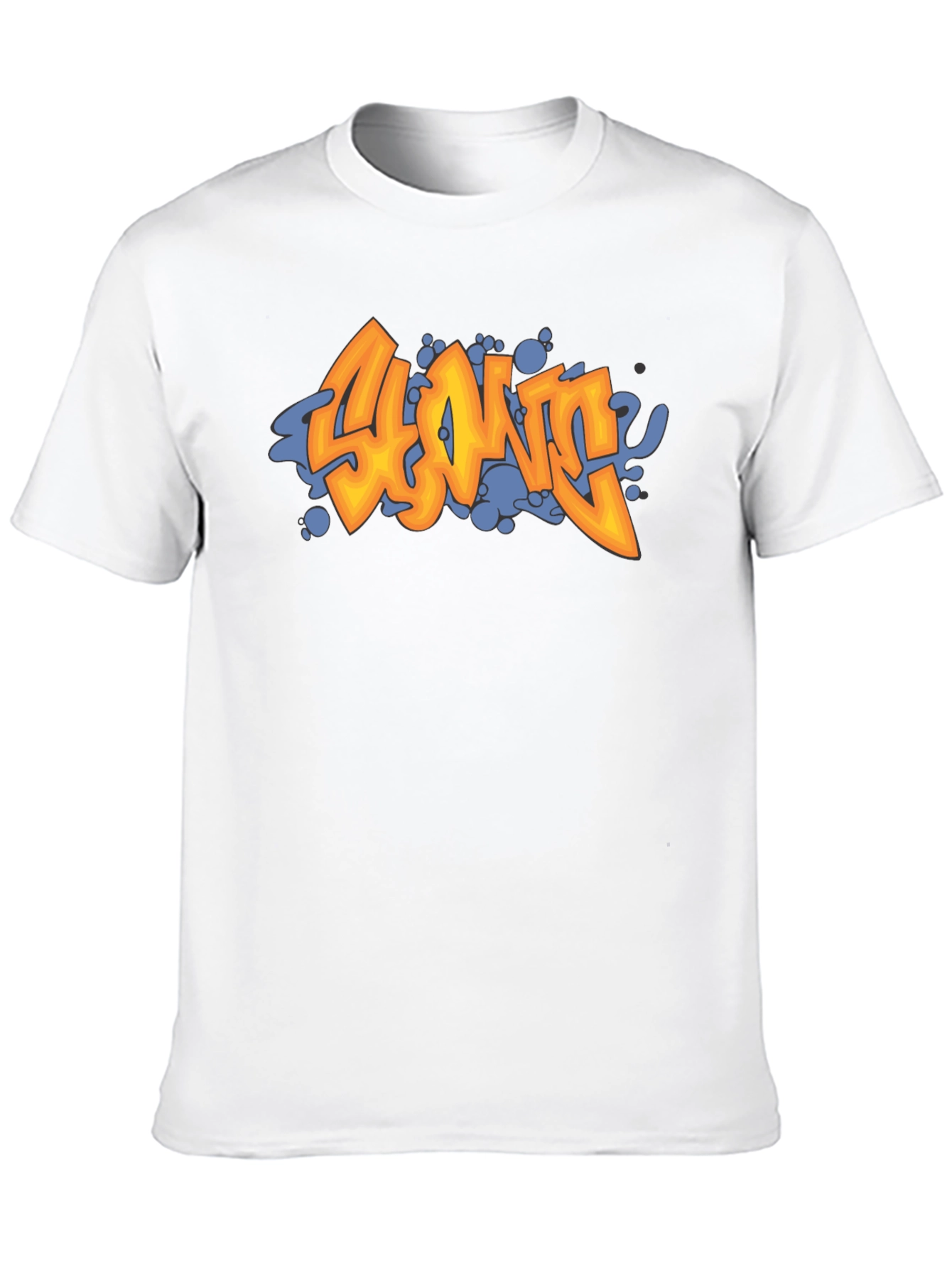 Black Edgy Graffiti T-Shirt - Cool Streetwear Design view 10