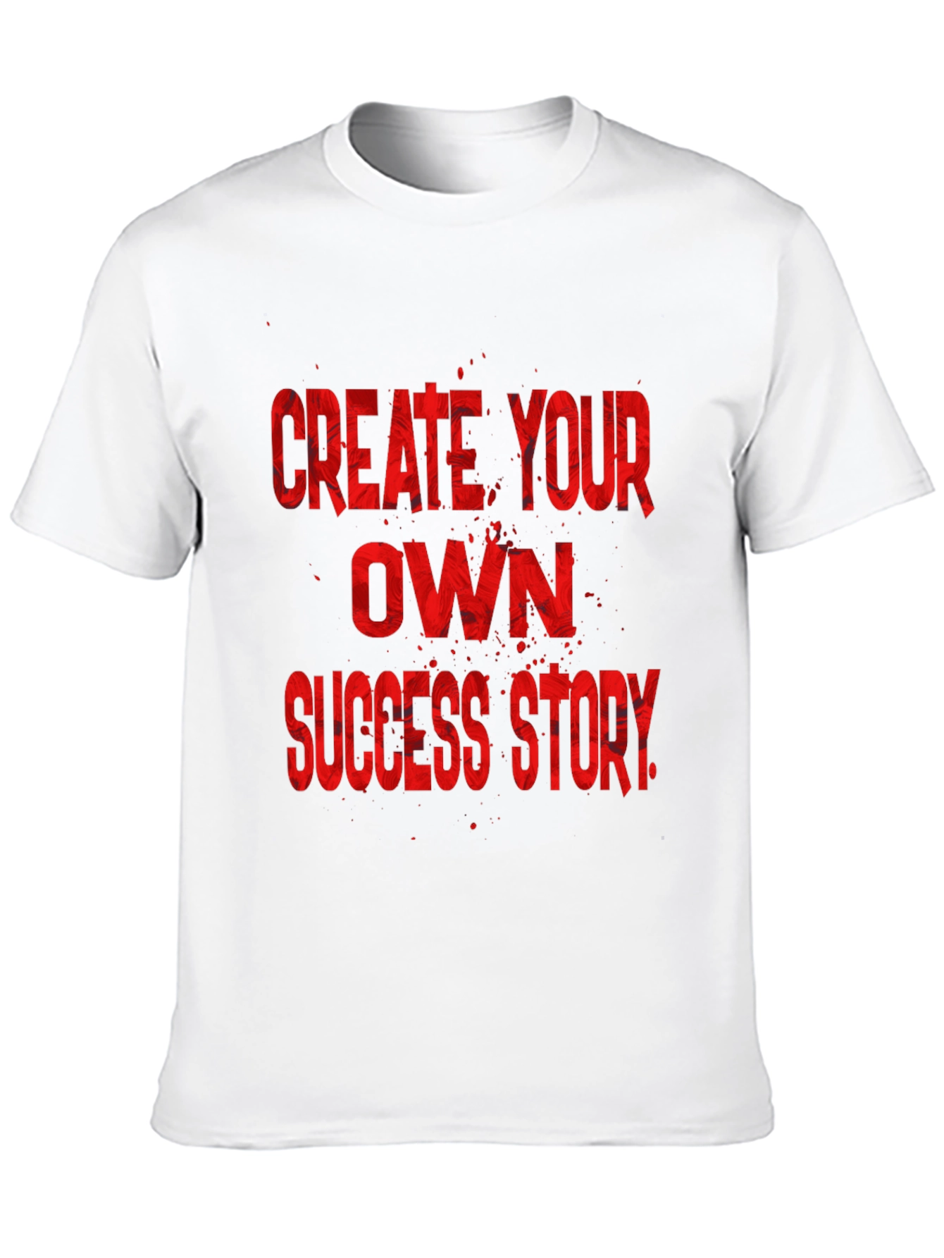 Black Create Your Own Success Story Black T-Shirt view 10