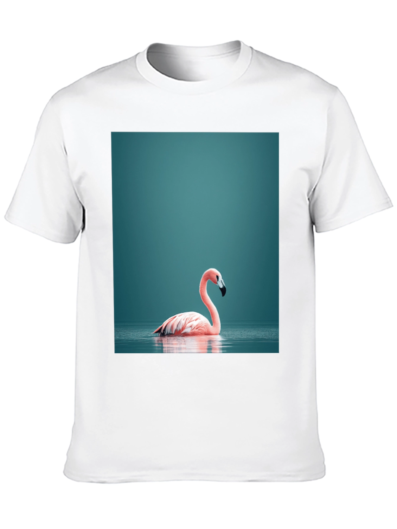 Black Flamingo Graphic Tee - Stylish Black Cotton T-Shirt view 10