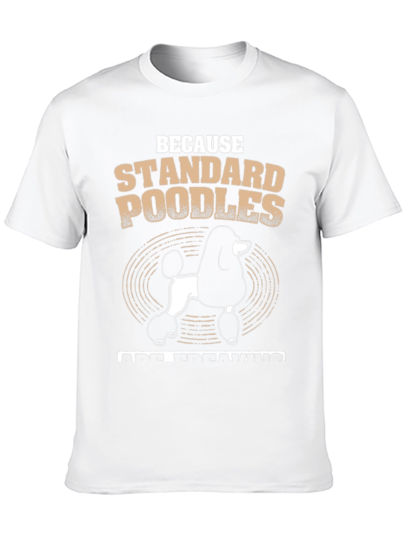 Black Standard Poodle T-Shirt - Dog Lover Tee view 10