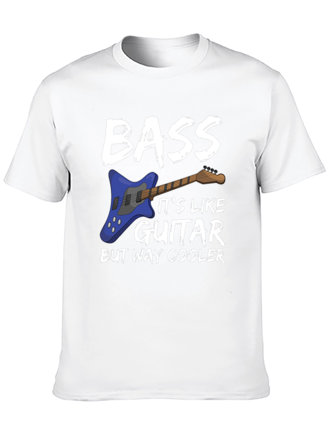 Black Bass Guitar Cool T-Shirt view 10