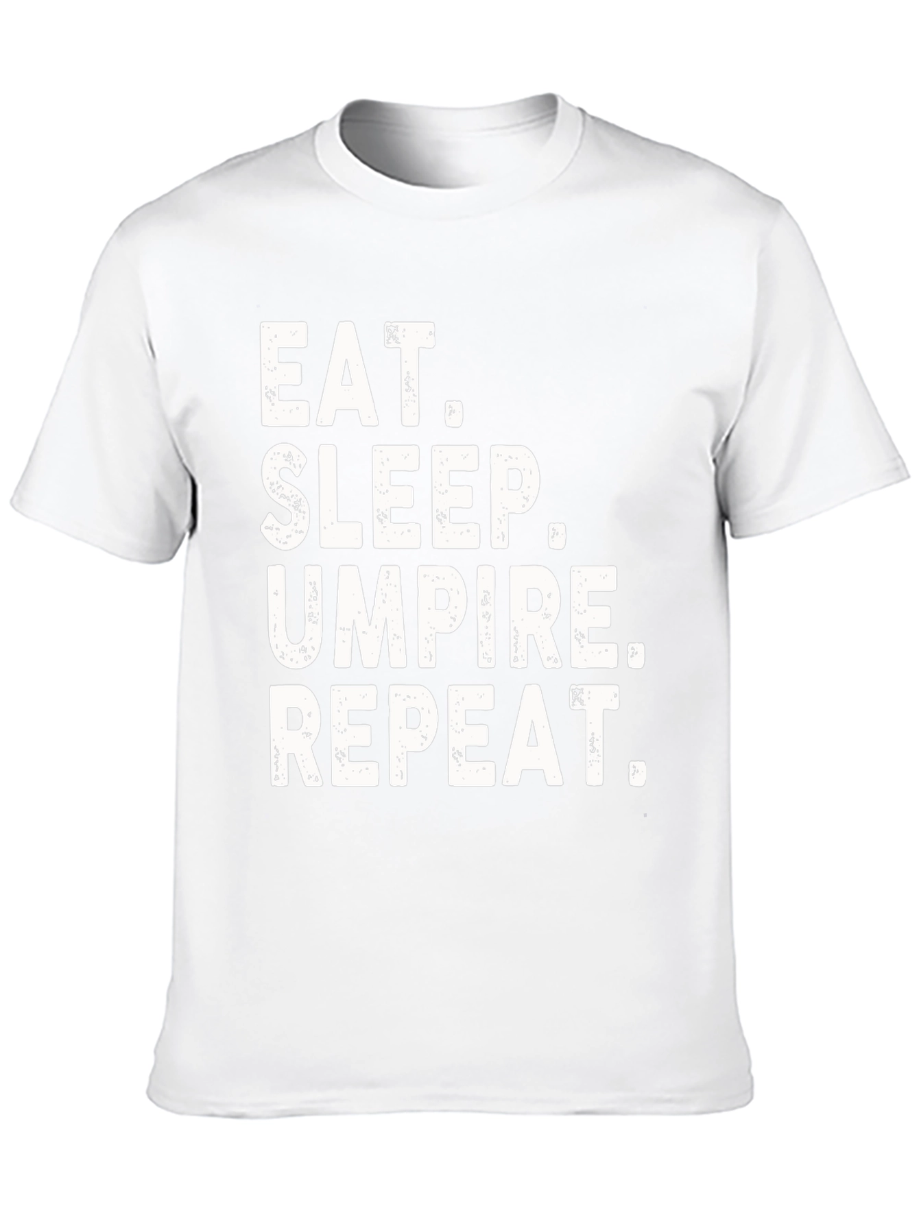 Black Eat Sleep Umpire Repeat Graphic Tee view 10