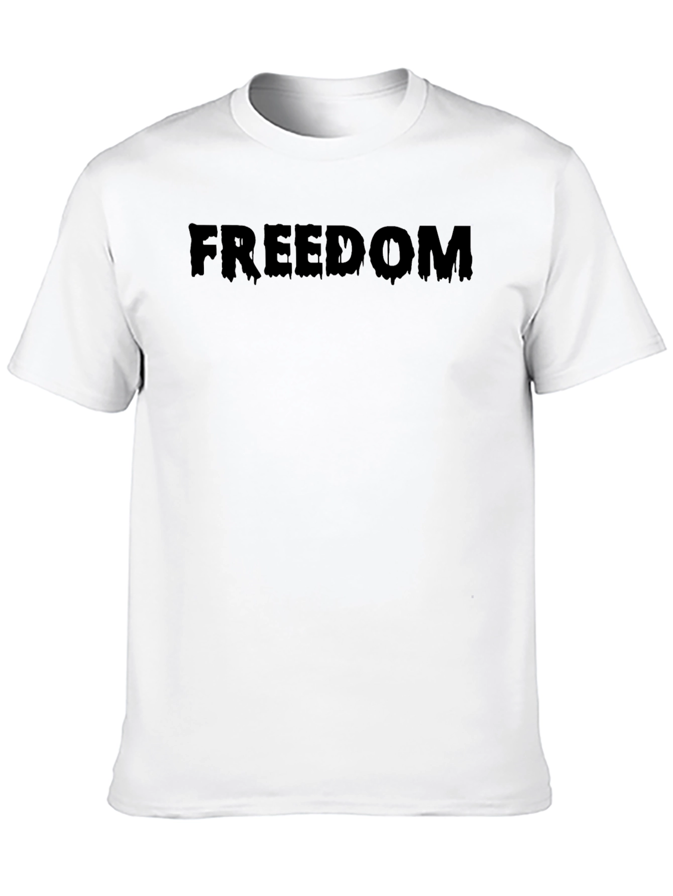 Black Freedom Graphic Black Tee - Mens view 10
