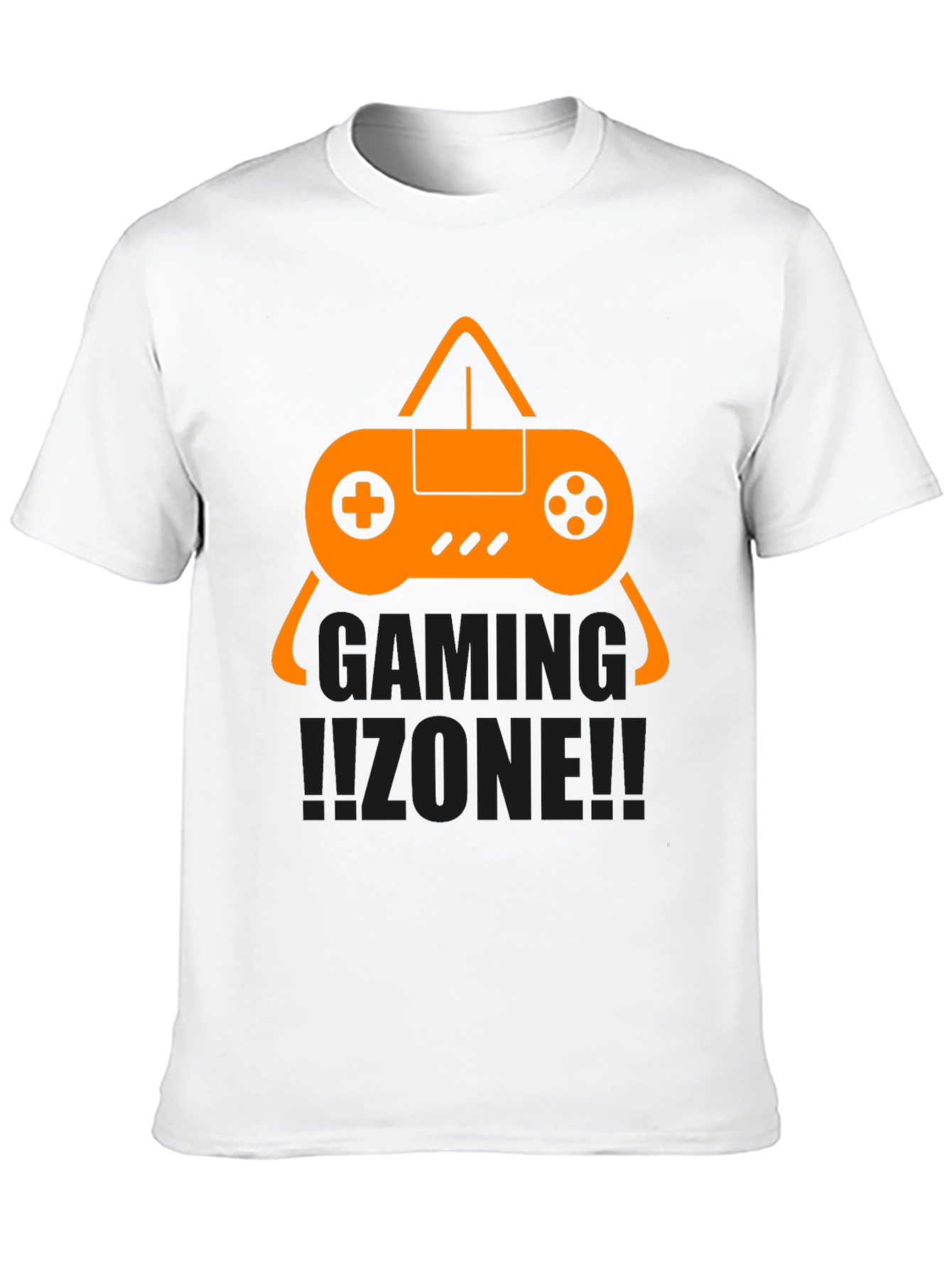 Black Gaming Zone Graphic Tee - Black view 10