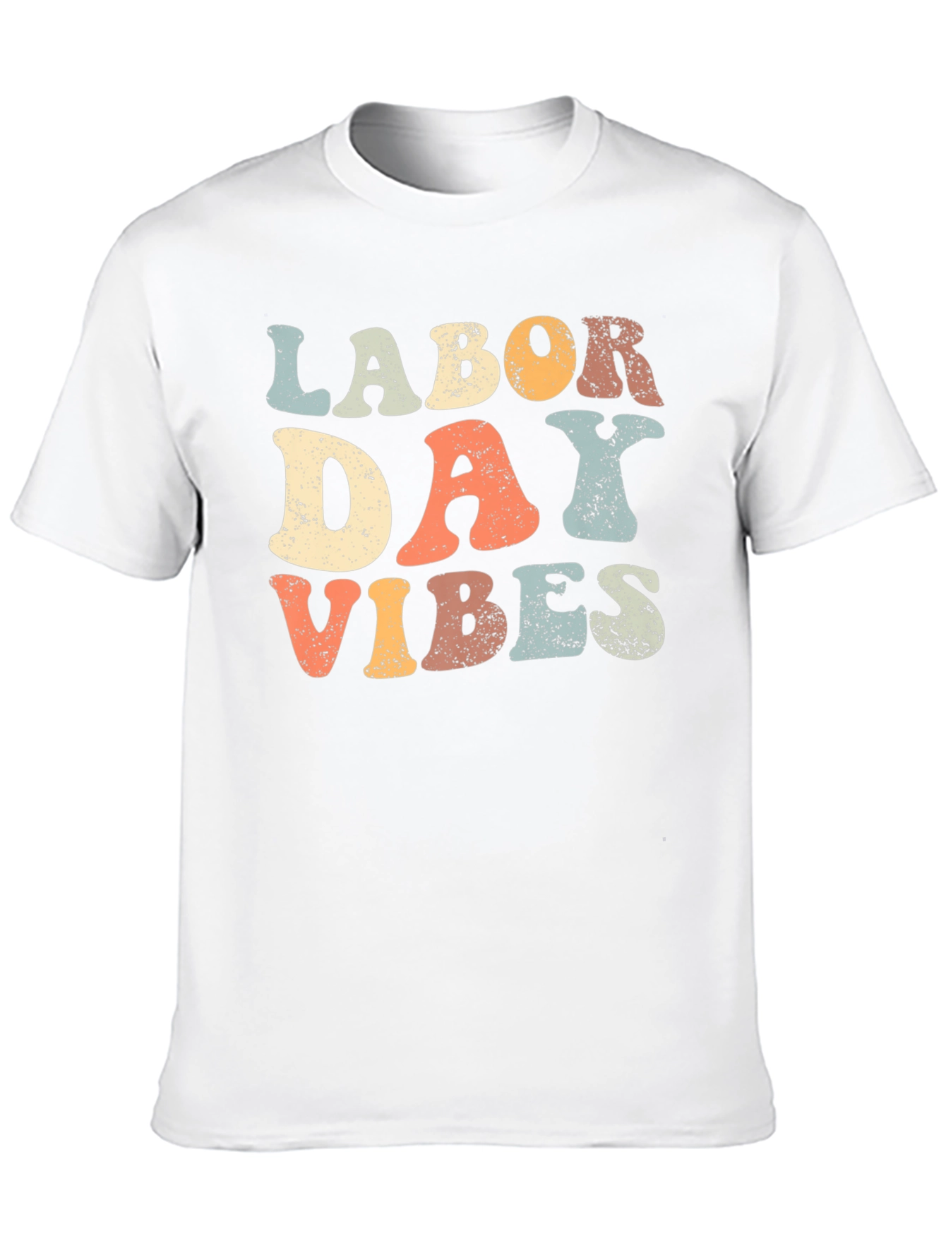 Black Labor Day Vibes Retro T-Shirt view 10