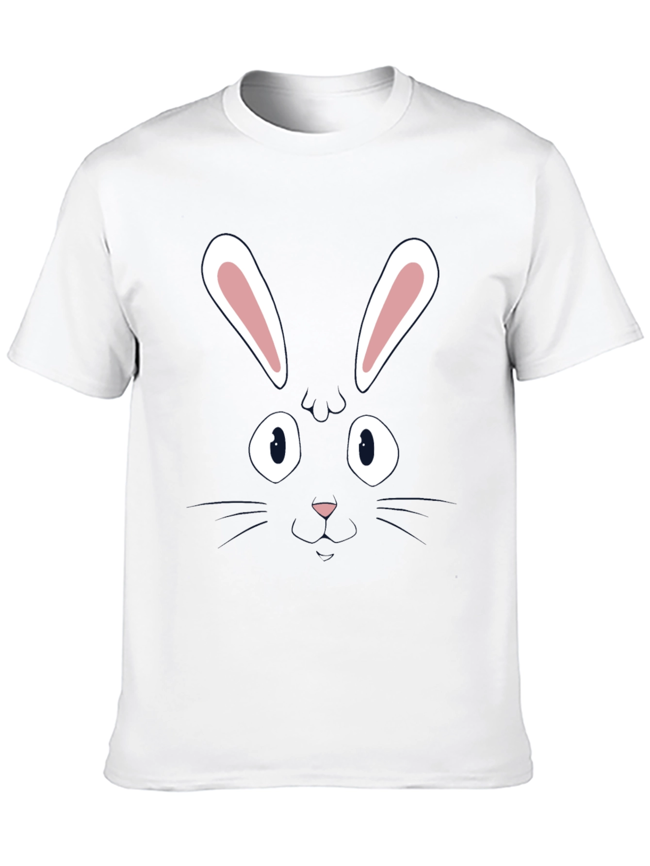 Black Bunny Face Graphic Tee view 10