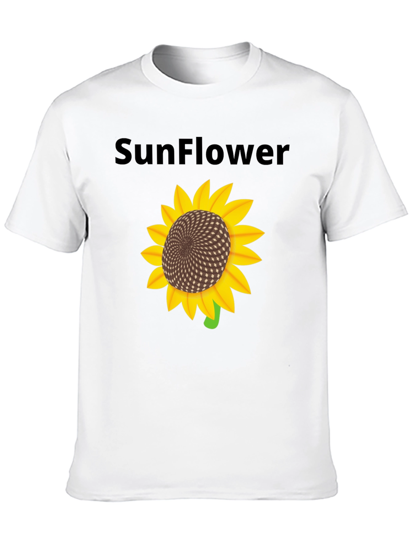 Black Sunflower Graphic T-Shirt - Black Cotton Blend view 10