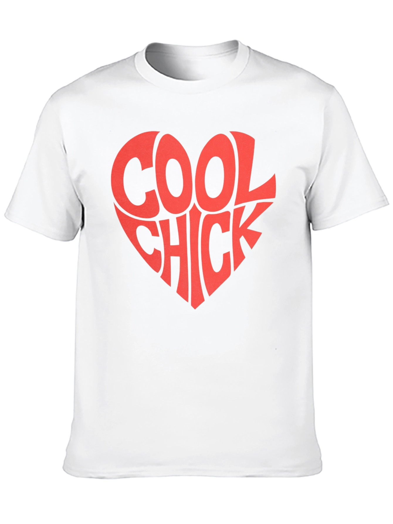 Black Cool Chick Heart Graphic Tee - Trendy Casual Style view 10