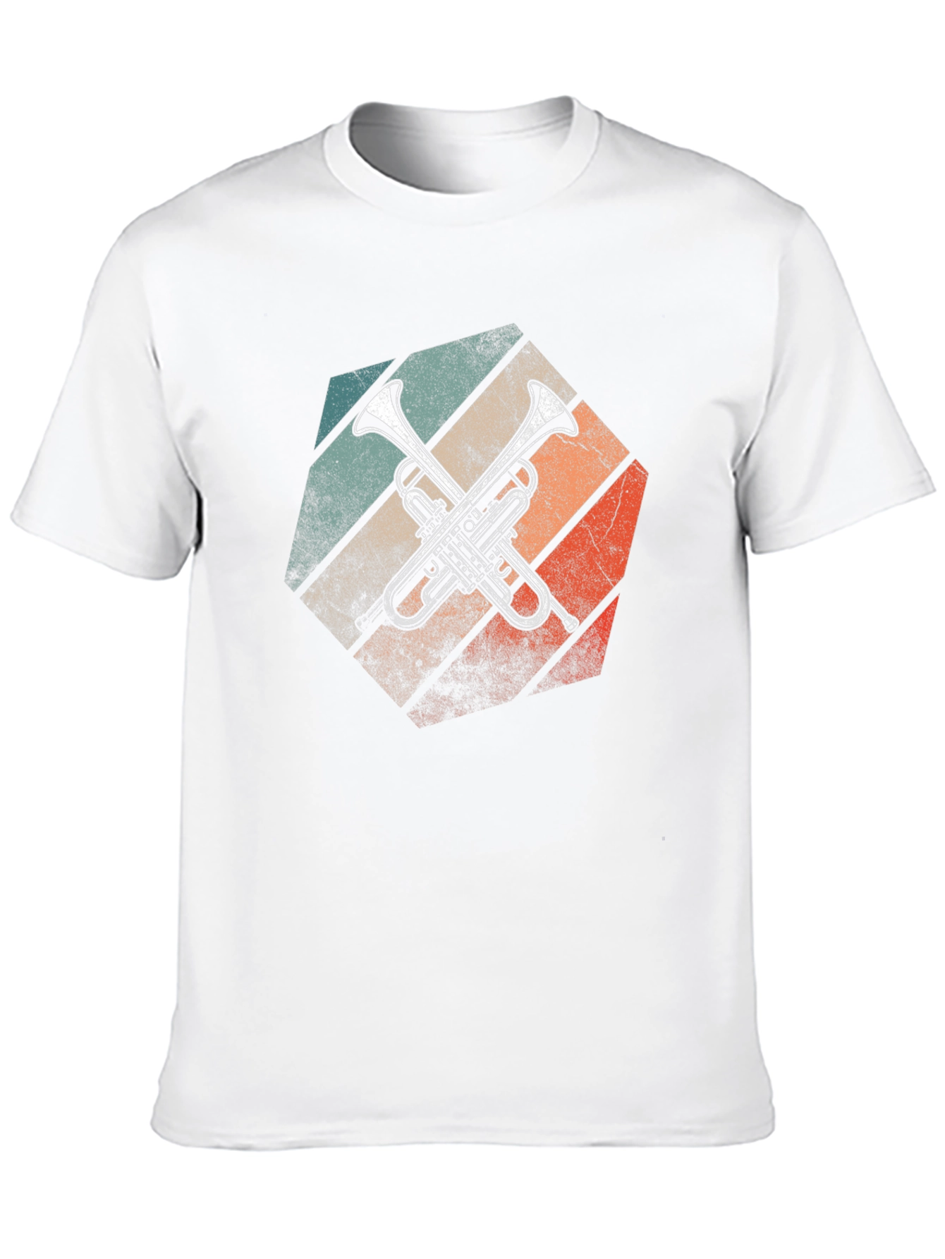 Black Vintage Trumpet Graphic Tee view 10