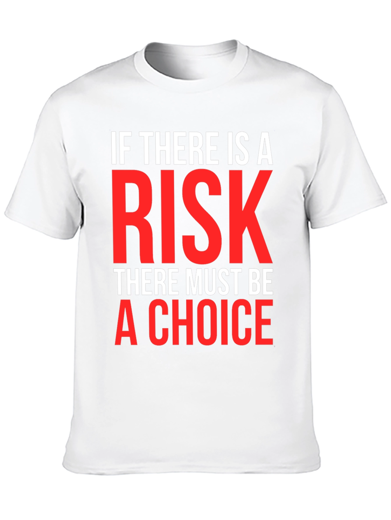 Black Risk and Choice Graphic T-Shirt - Black view 10