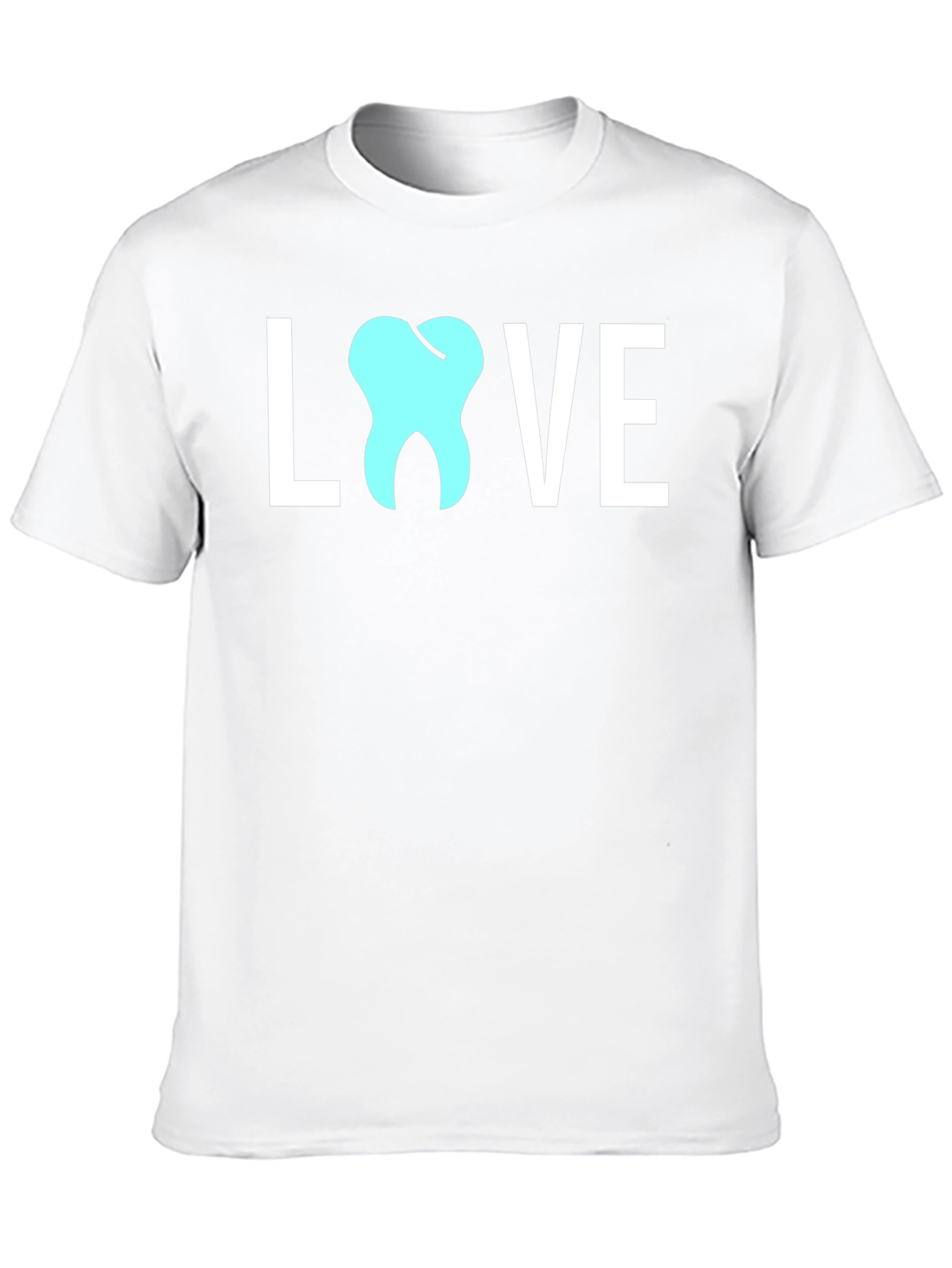 Black Dental Love Graphic Tee - Dentist Gift view 10