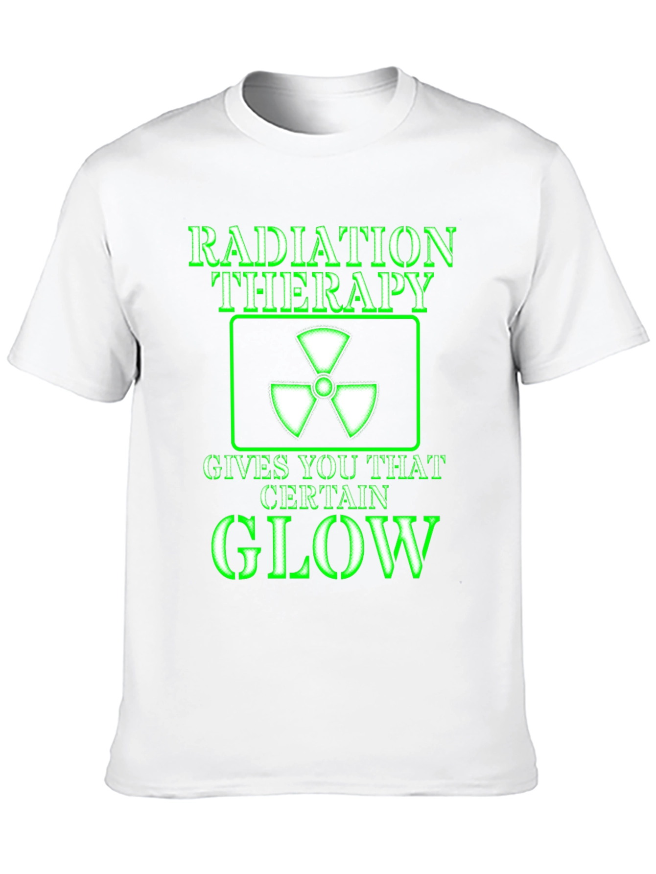 Black Radiation Therapy Glow T-Shirt view 10