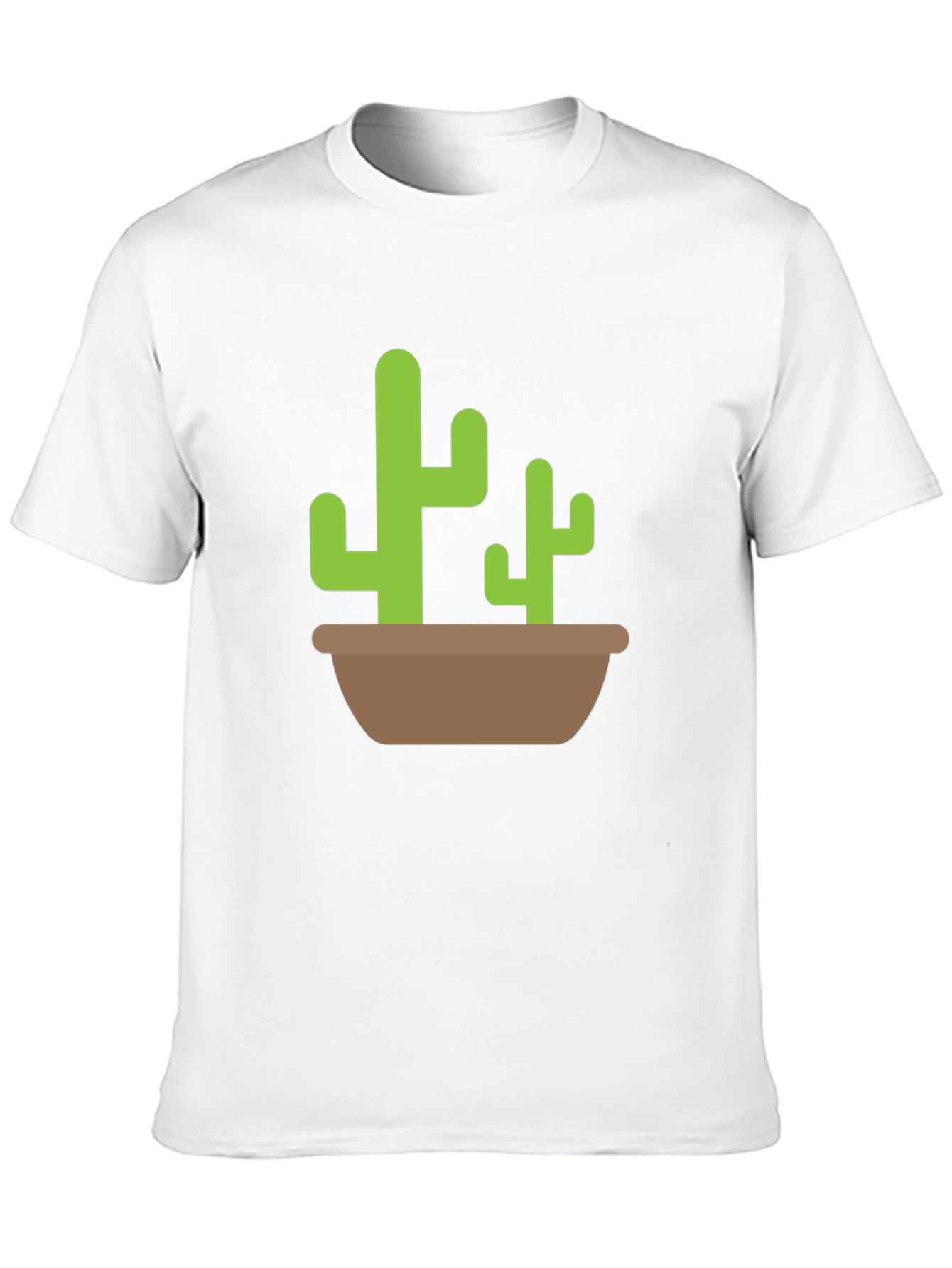 Black Cactus Graphic Tee - Black Casual T-Shirt view 10