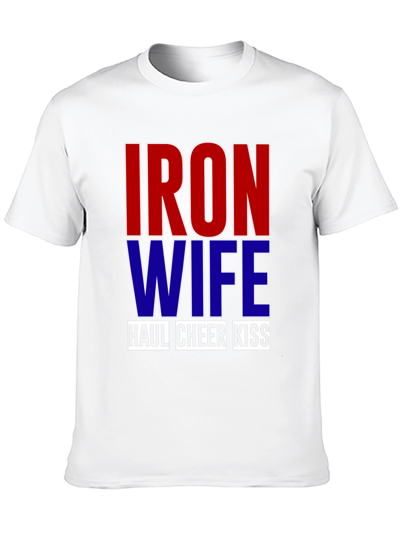 Black Iron Wife Haul Cheer Kiss T-Shirt view 10