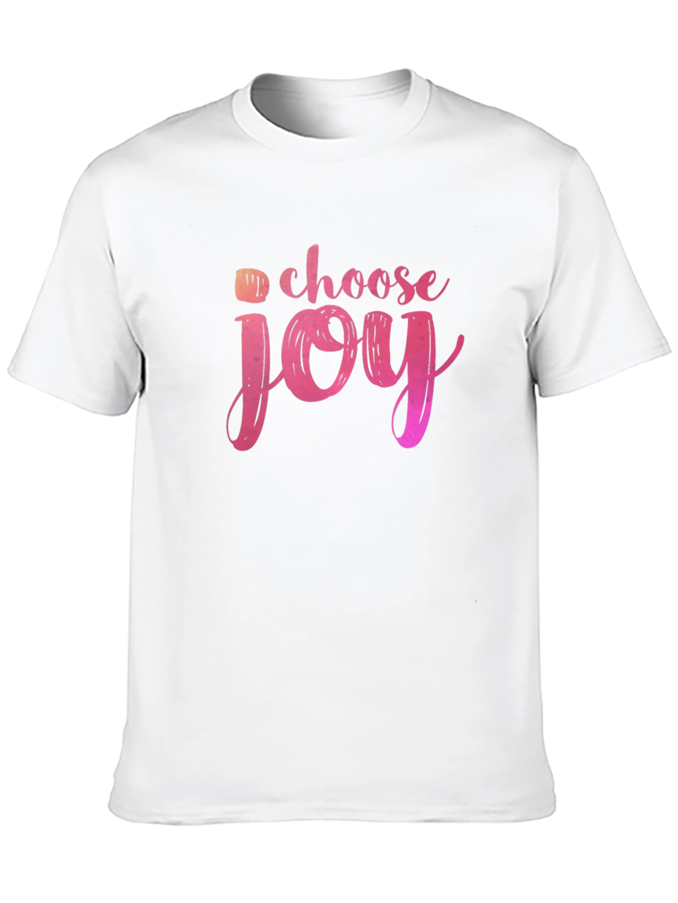 Black Choose Joy Graphic Tee - Black Short Sleeve T-Shirt view 10