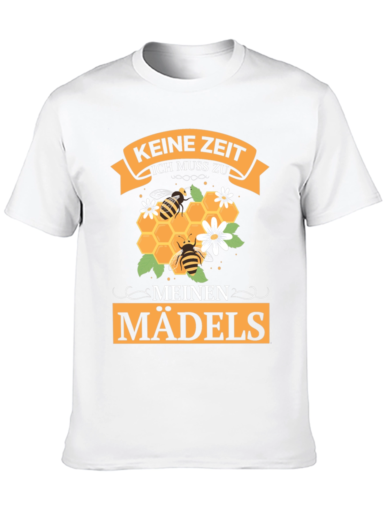 Black Keine Zeit Ich Muss Zu Meinen Madels T-Shirt view 10