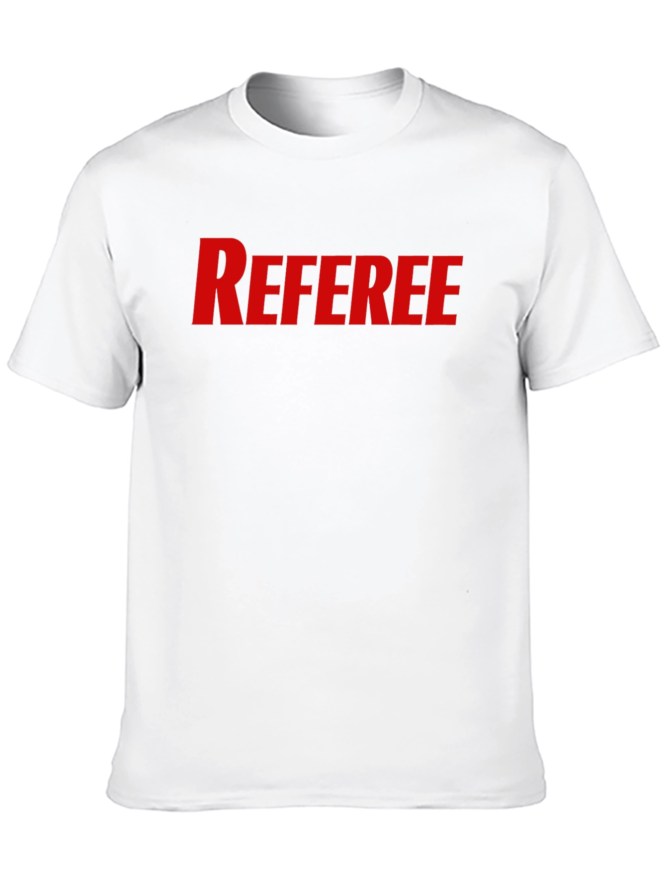 Black Referee Crew Neck T-Shirt view 10