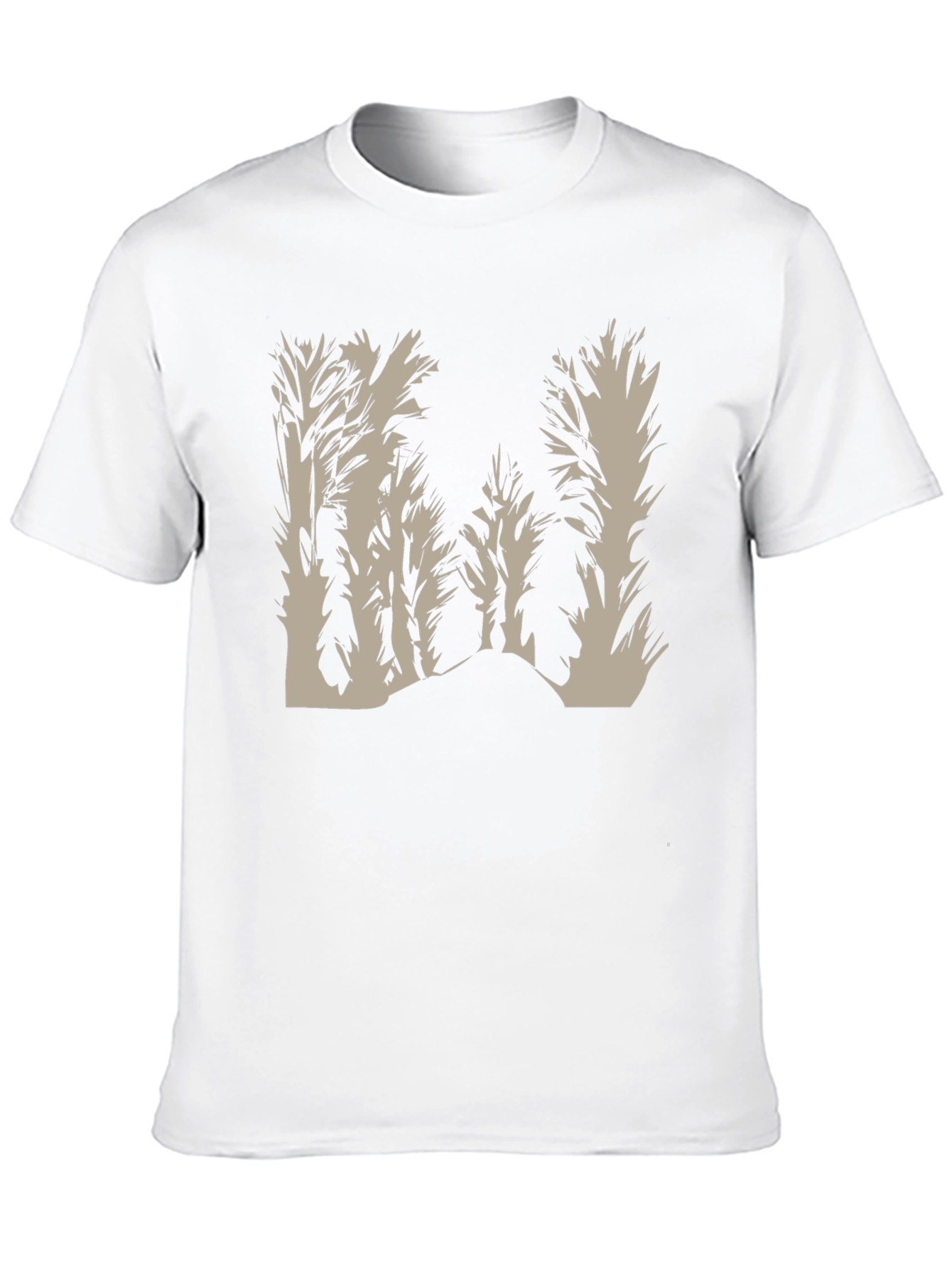 Black Nature Graphic Black T-Shirt view 10