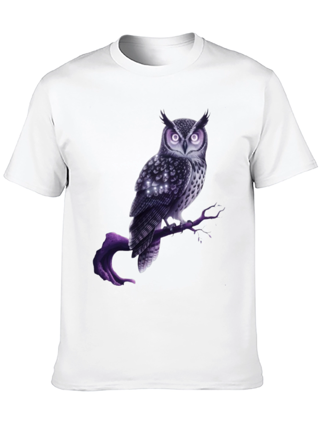 Black Mystic Owl Graphic Tee - Unique Design view 10