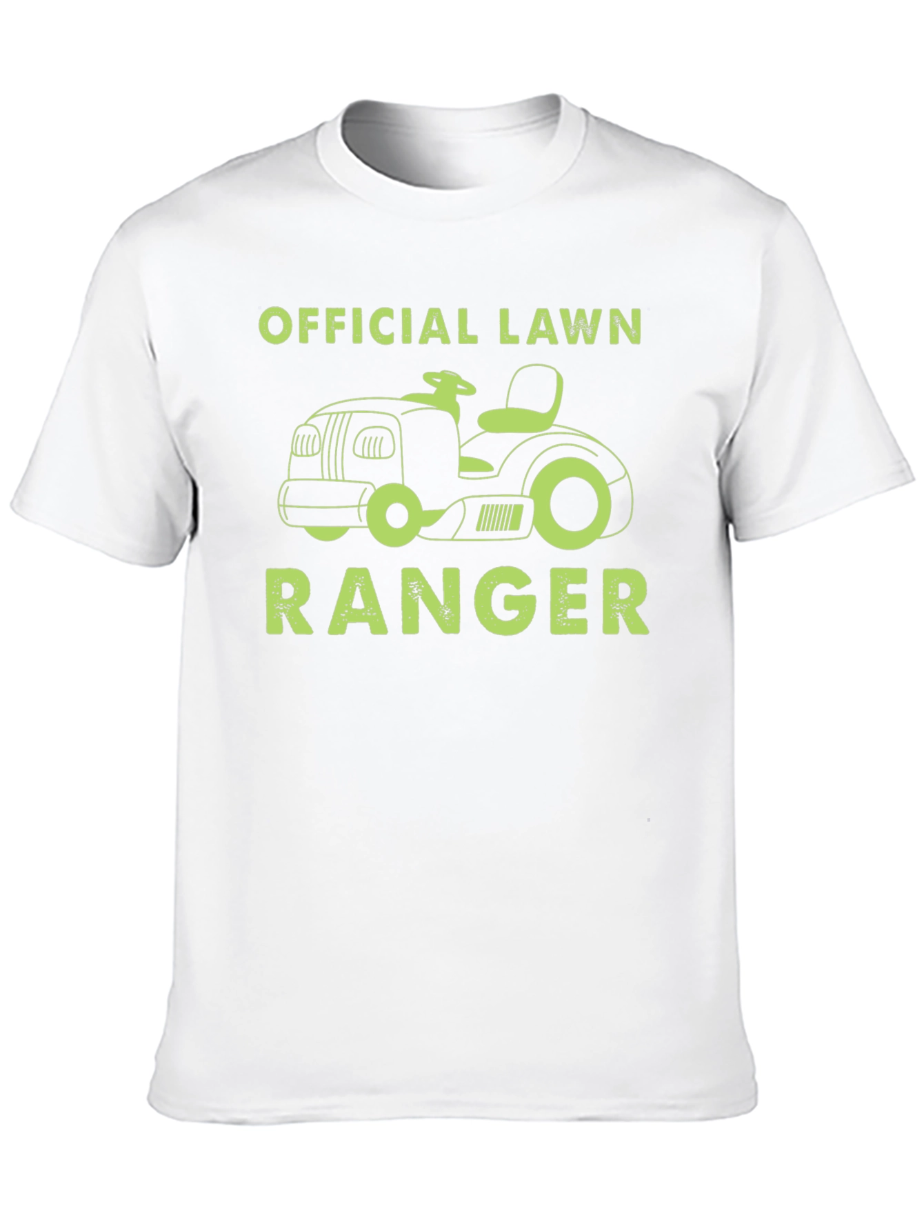 Black Official Lawn Ranger T-Shirt - Lawn Mower Design view 10