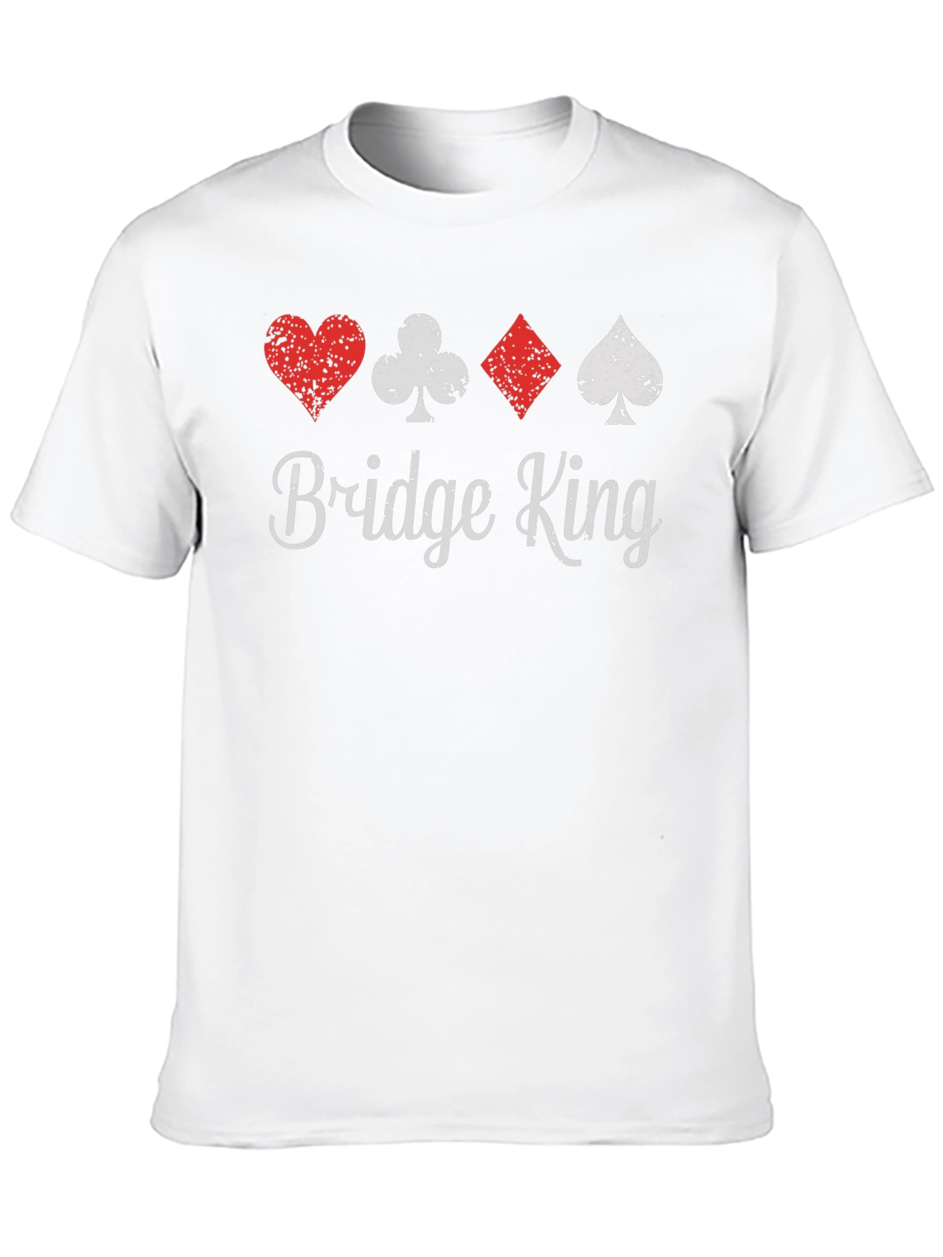 Bridge King Playing Card Suit T-Shirt - 10