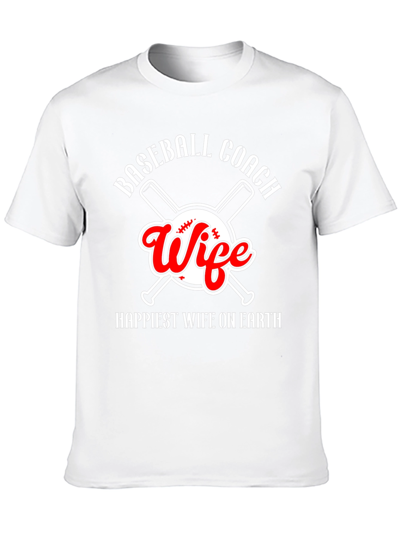 Black Baseball Coach Wife Graphic Tee view 10