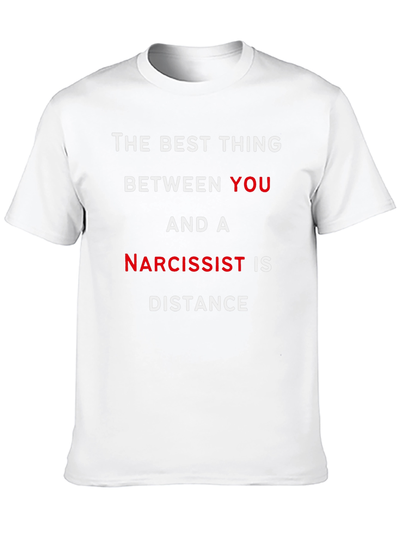 Black Narcissist Distance T-Shirt view 10