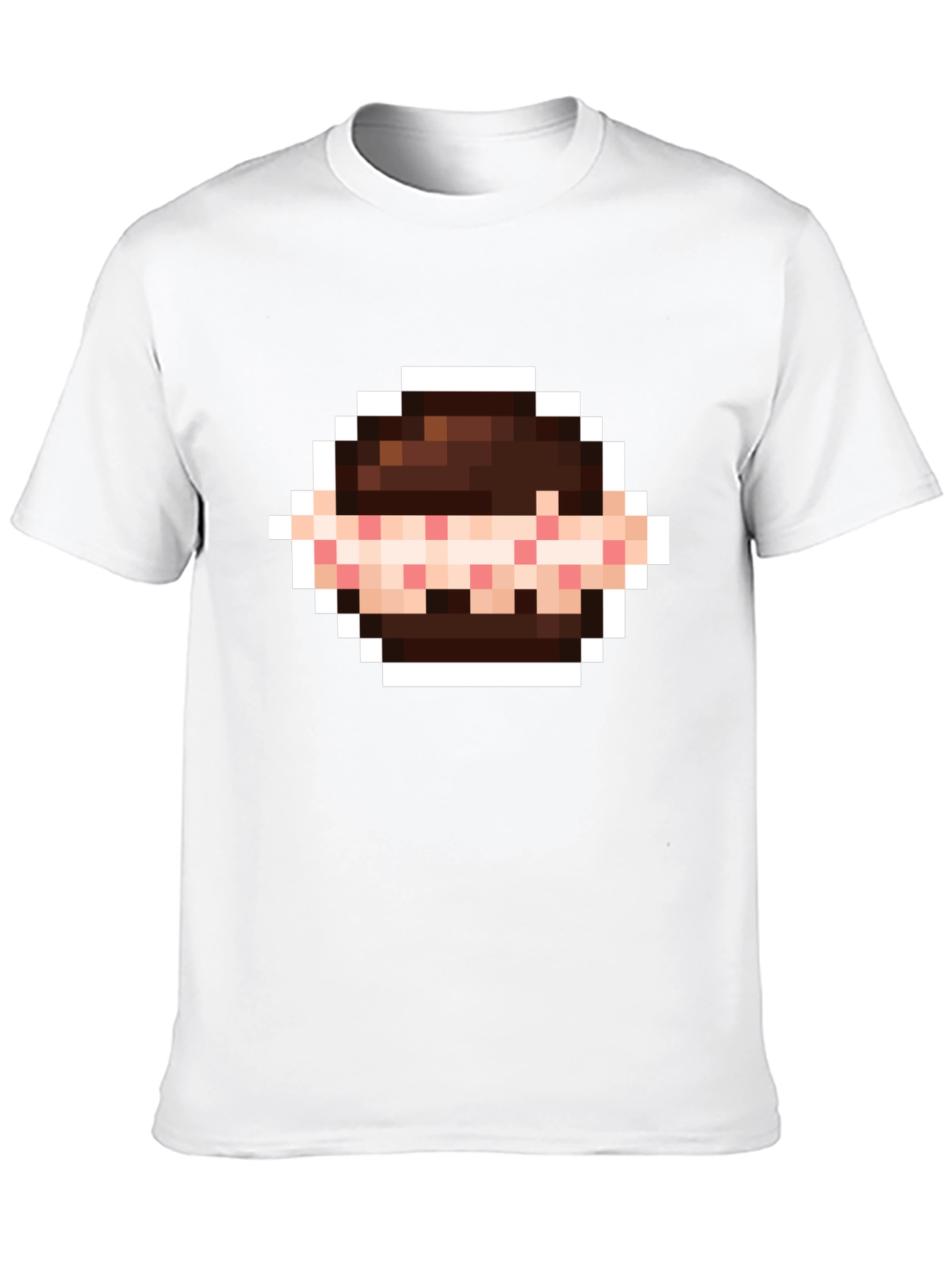 Black Pixelated Sandwich Graphic Tee - Retro Gaming Style view 10