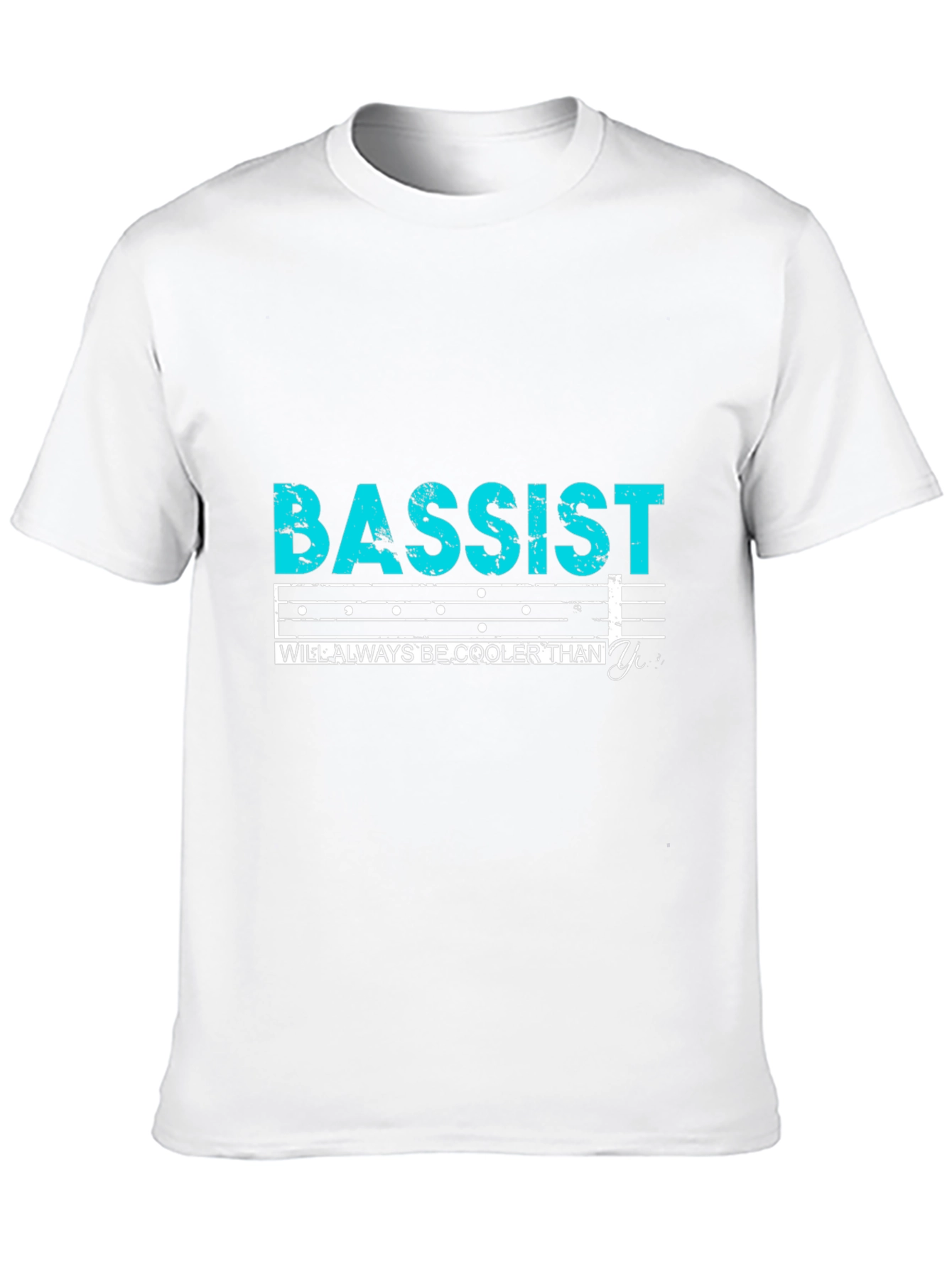 Black Cool Bassist T-Shirt - Musical Humor Tee view 10