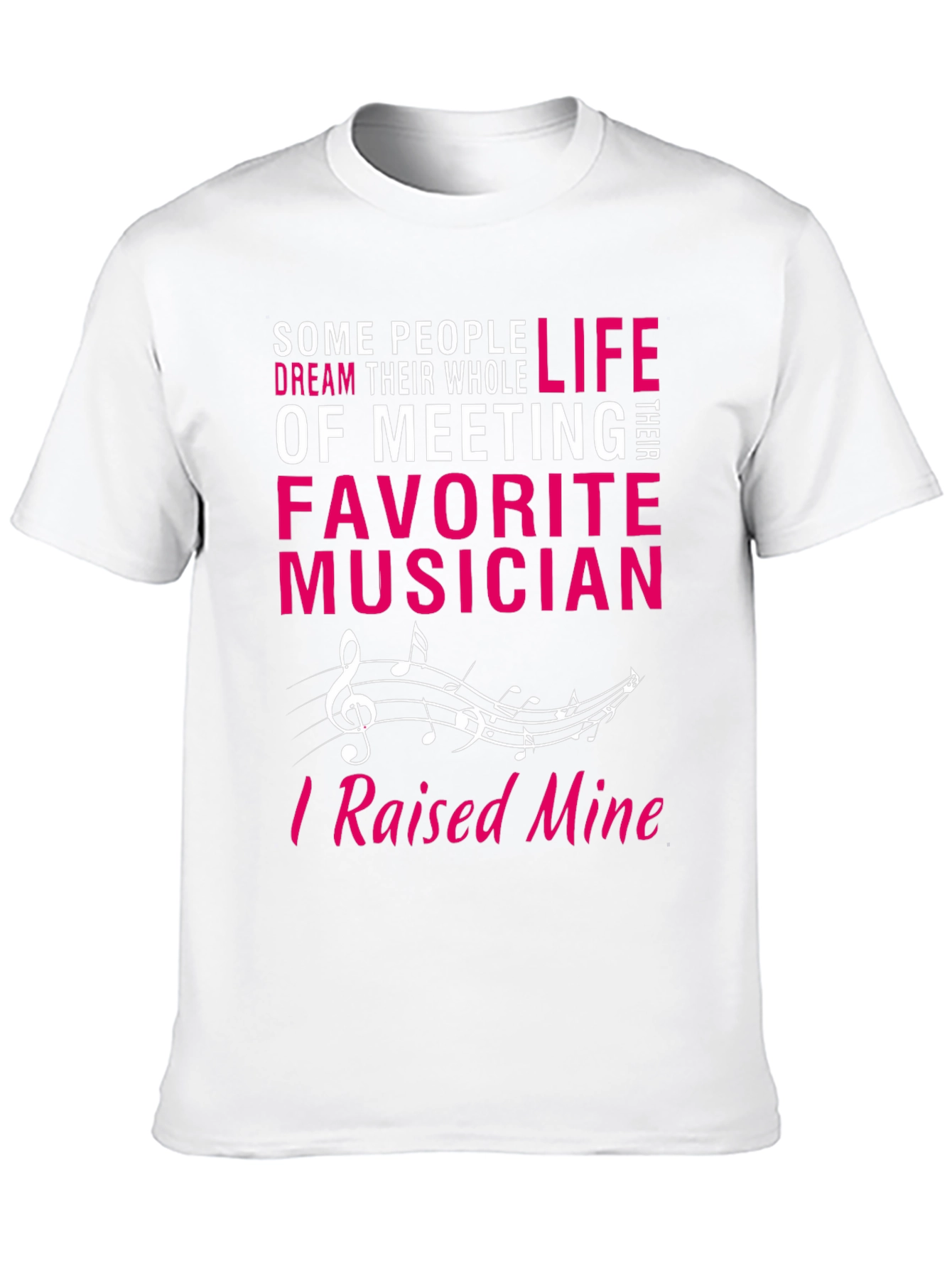 Black Proud Musician Parent T-Shirt - Raised Mine! view 10