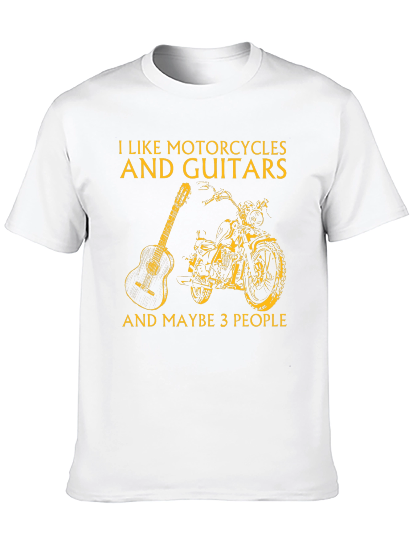 Black Motorcycles, Guitars, and Maybe 3 People T-Shirt view 10